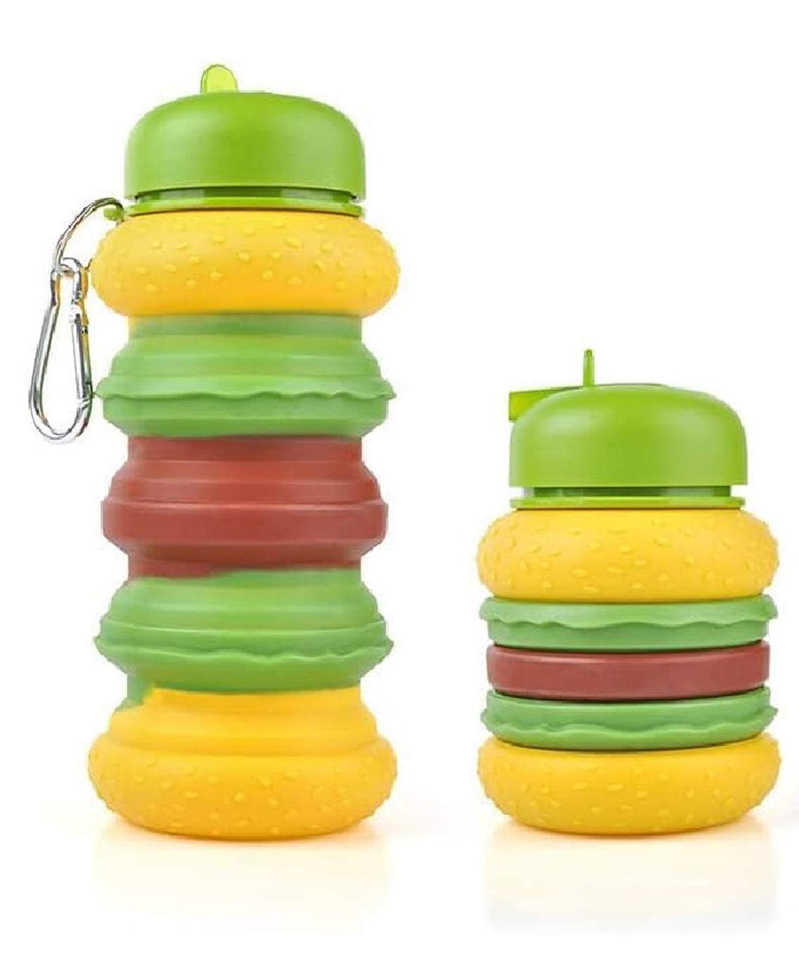 Bunie Expandable Silicone Sipper Bottle for Kids  1 Pc Green-picture-11