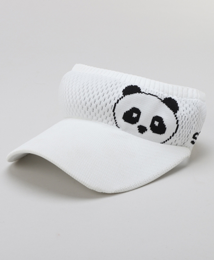 Tipy Tipy Tap Panda Designed Sporty Sun Cap - White-picture-28