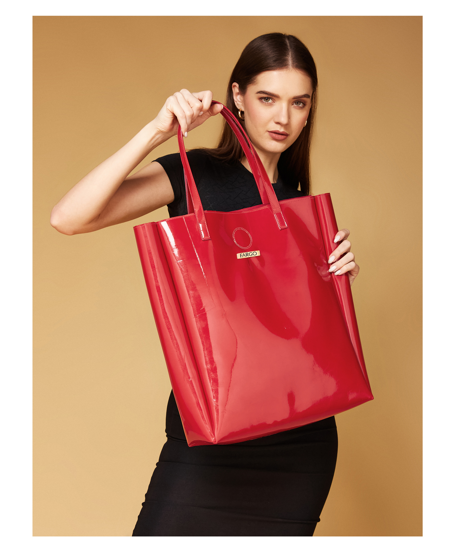 Fargo Women Red Tote Bag 20L Capacity-picture-26