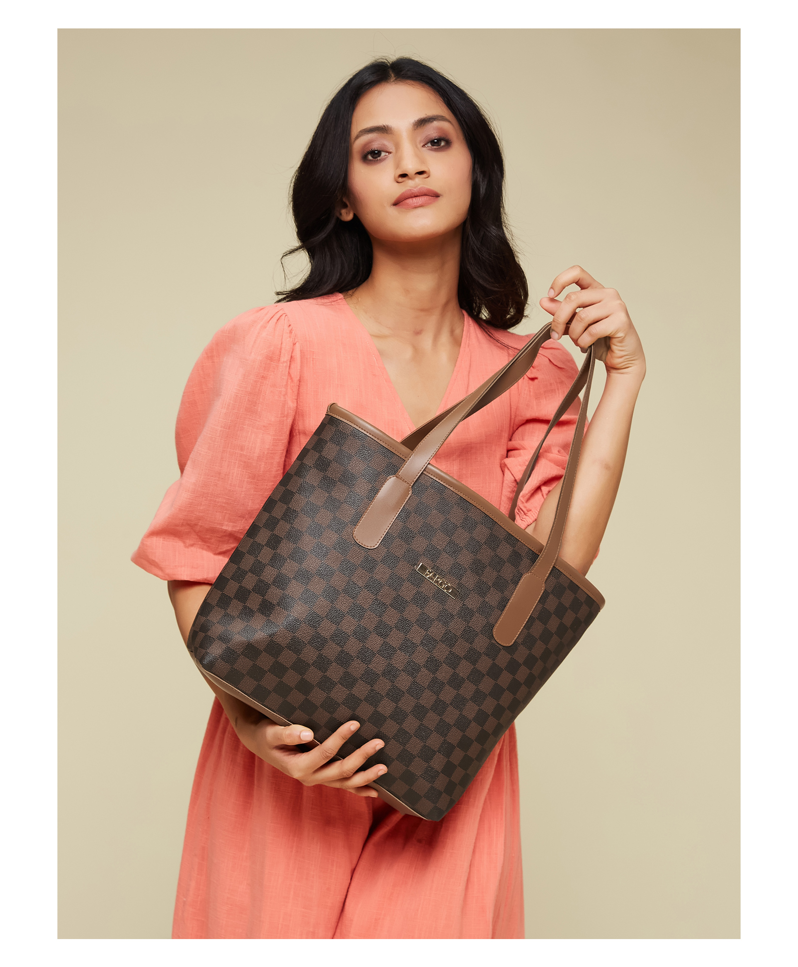 Fargo Women Brown Handbag 10L Capacity-image-27