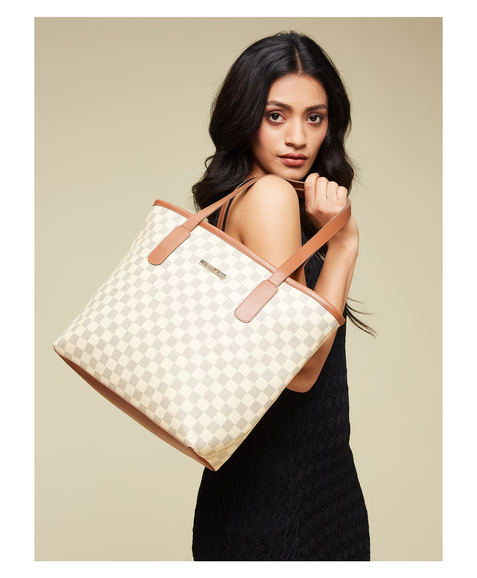Fargo Women Beige Handbag 10L Capacity-picture-25