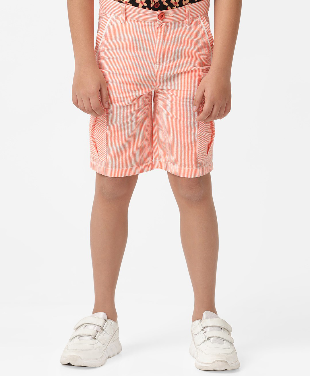 Kate & Oscar Striped Shorts - Coral-picture-21