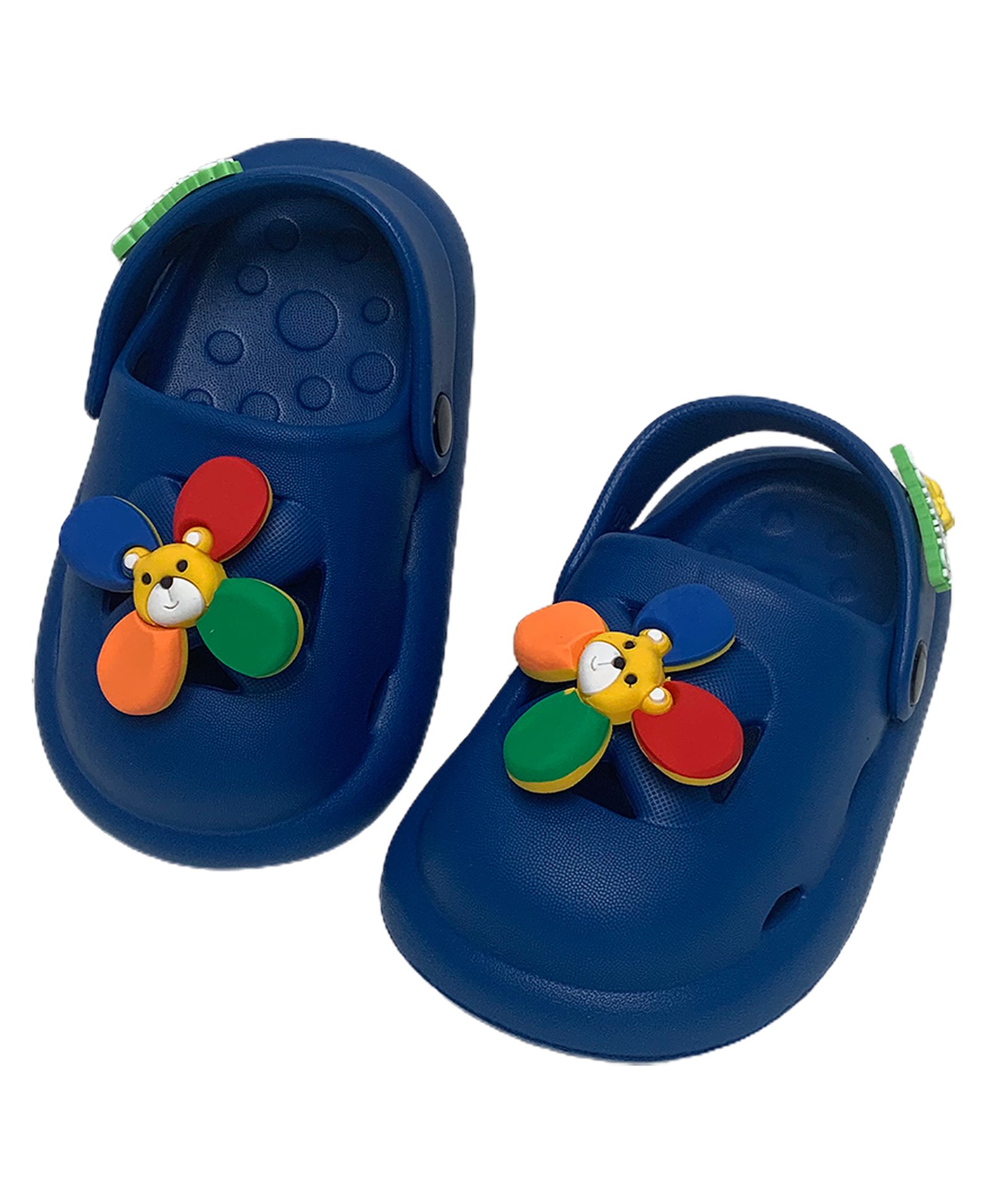 Little Surprise Box All Season Pinwheel Slip On Clogs - Blue-picture-11