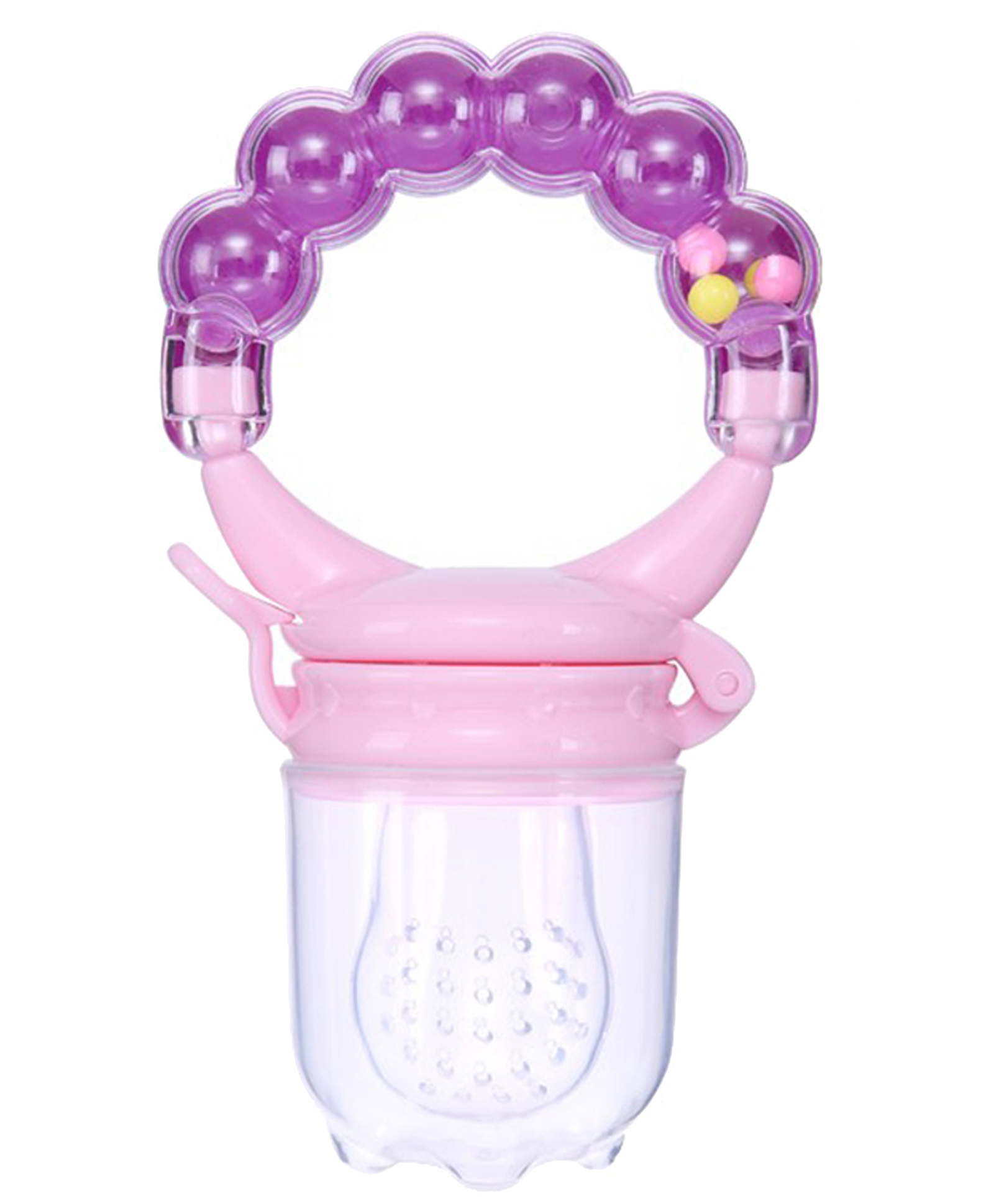 DOMENICO Rattle Silicone Food & Fruit Nibbler - Purple-image-8