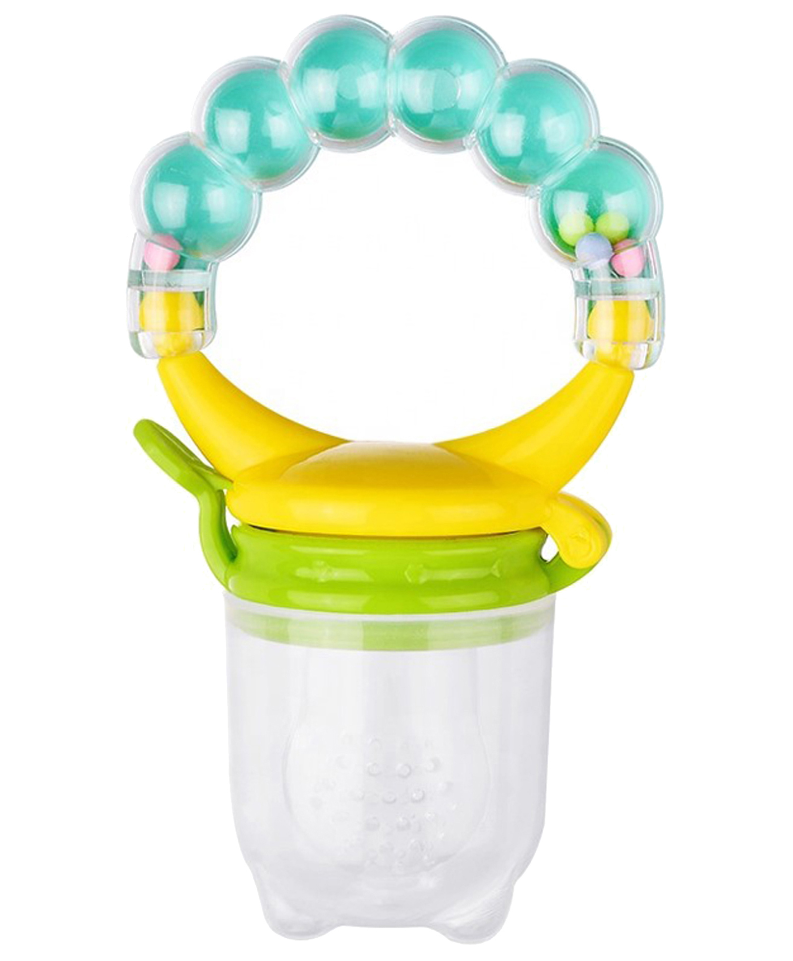 DOMENICO Rattle Silicone Food & Fruit Nibbler - Green-picture-38