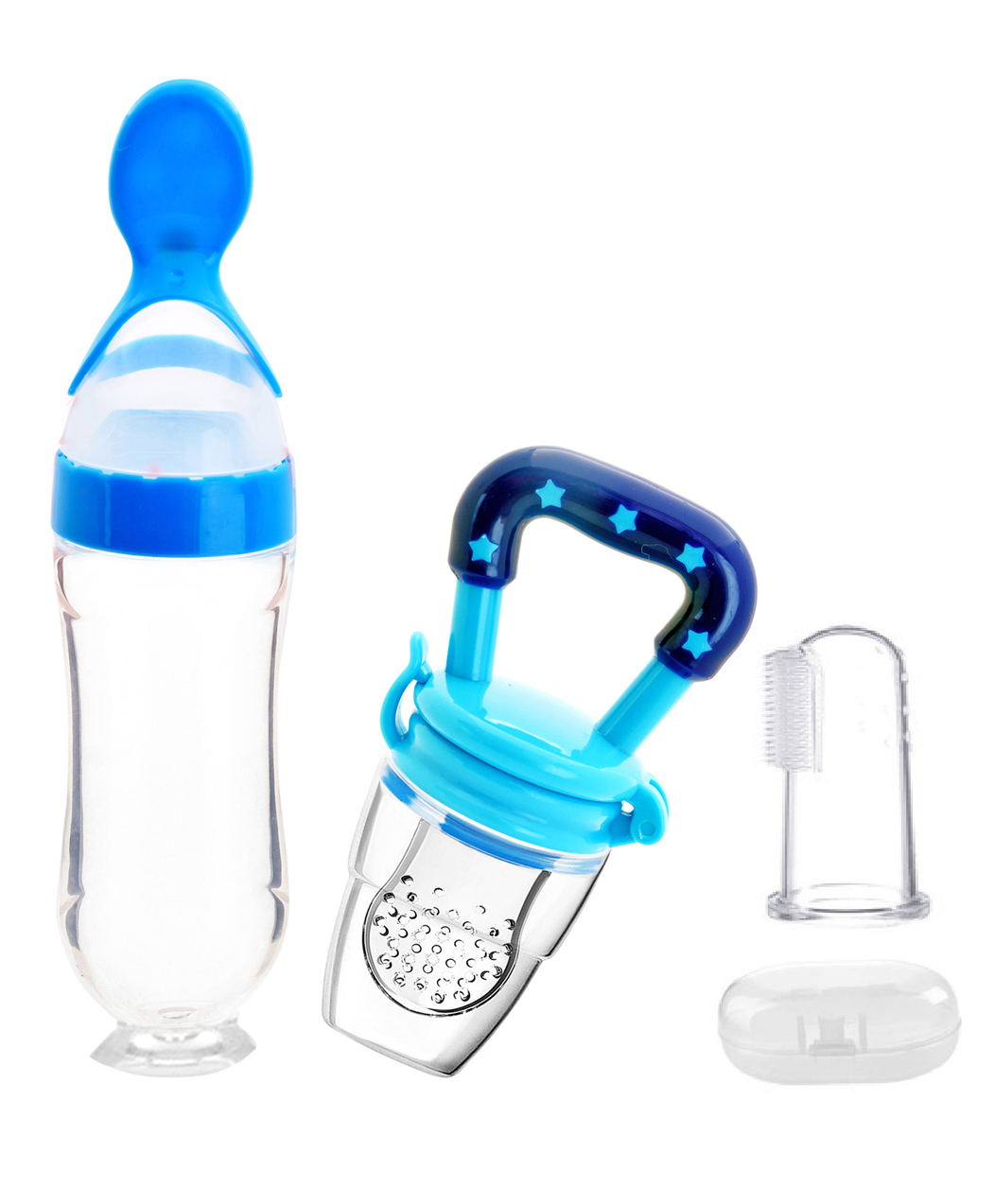 DOMENICO Fruit And Food Nibbler, Feeder and Tongue Cleaner - Blue-picture-30