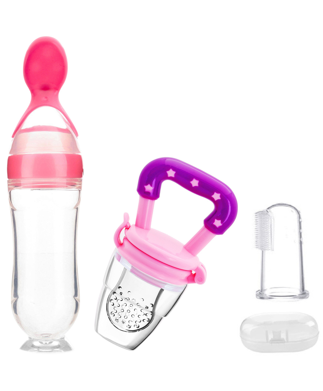 DOMENICO Fruit And Food Nibbler, Feeder and Tongue Cleaner - Pink-picture-33