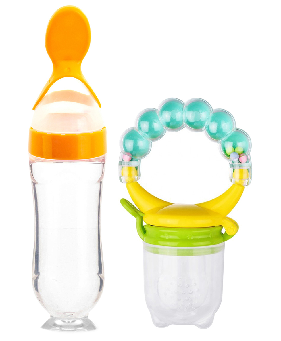 DOMENICO Fruit And Food Rattle Nibbler & Feeder - Yellow-picture-44