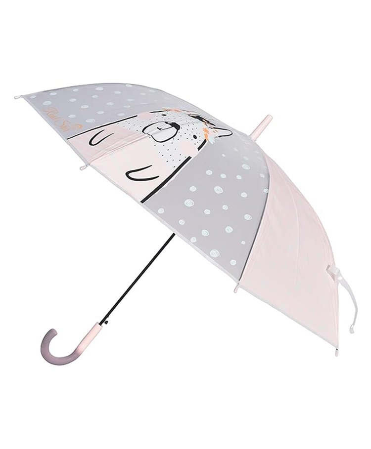 CHAATEWALA Teddy Bear Detailed Umbrella - Blue & White-picture-12