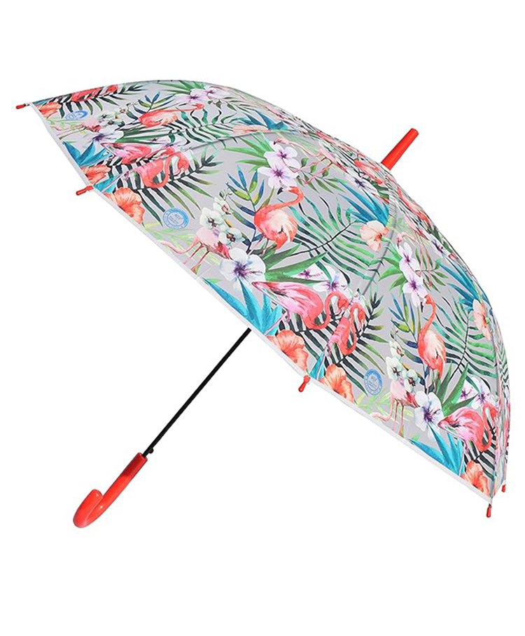 CHAATEWALA Floral & Flamingos Printed Umbrella - Multi Colour-picture-29