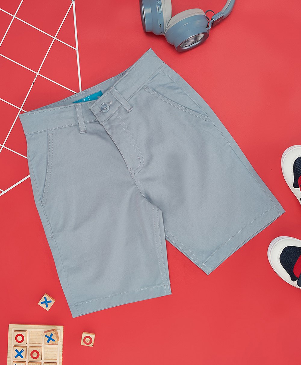 YU by Pantaloons Solid Shorts - Medium Grey-picture-20