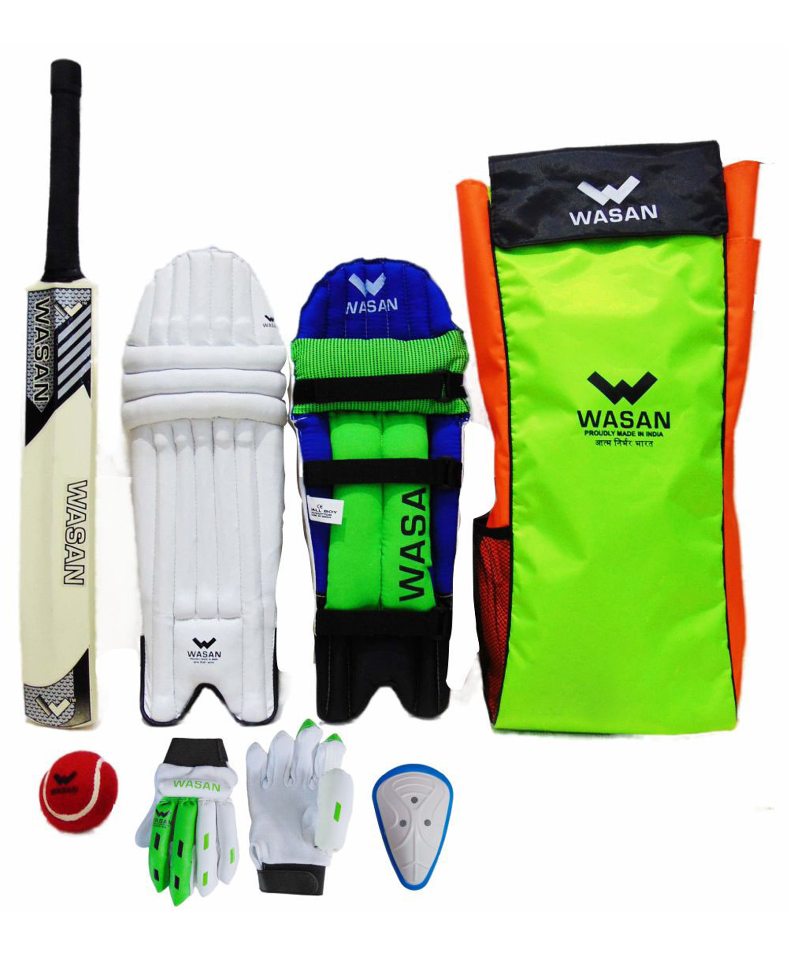 Wasan Complete Cricket Kit with Special Bat Pocket, Back Pack with StrapsSz. Small-picture-12