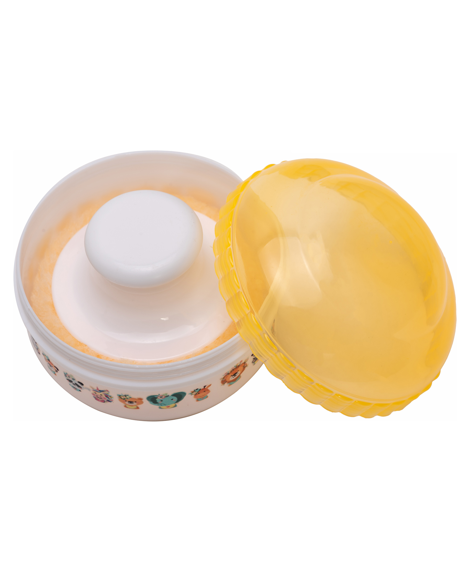 Adore Advanced Wokey! The Deluxe Printed Powder Puff set- Yellow-image-11