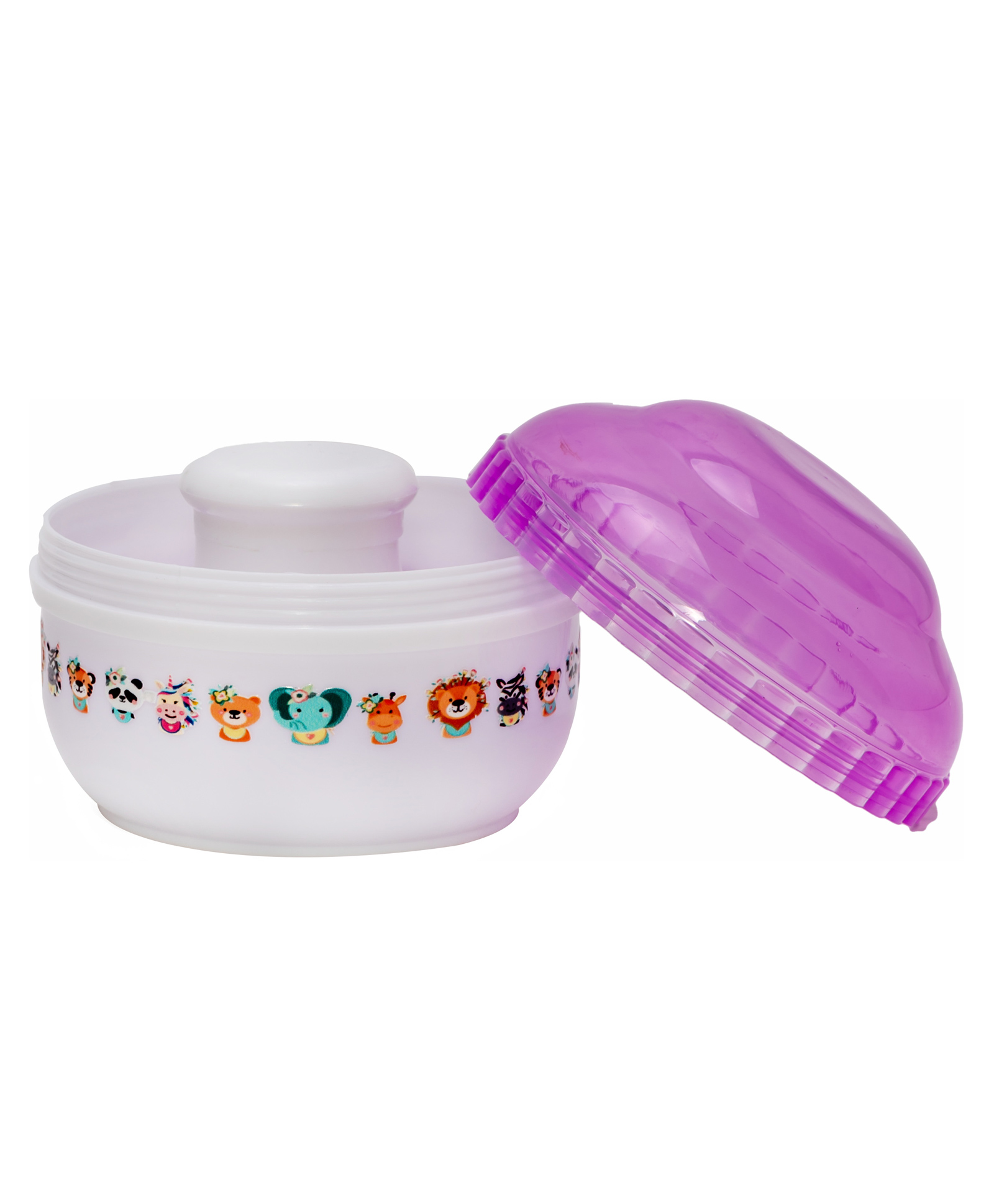 Adore Advanced Wokey! The Deluxe Printed Powder Puff set- Purple-image-45