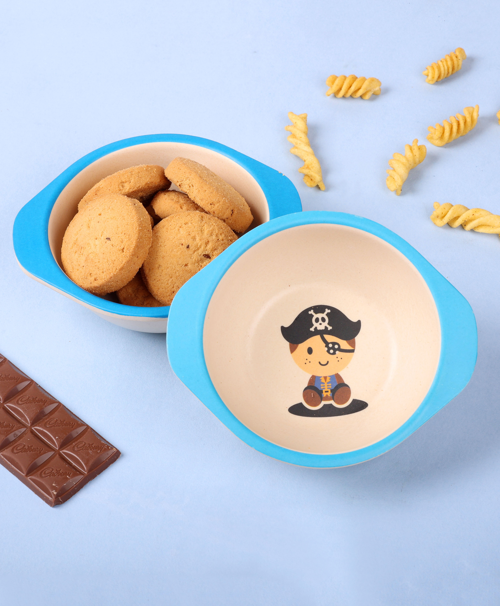 The Bamboo Co Kids Feeding Bamboo Bowl Set of 2-image-16