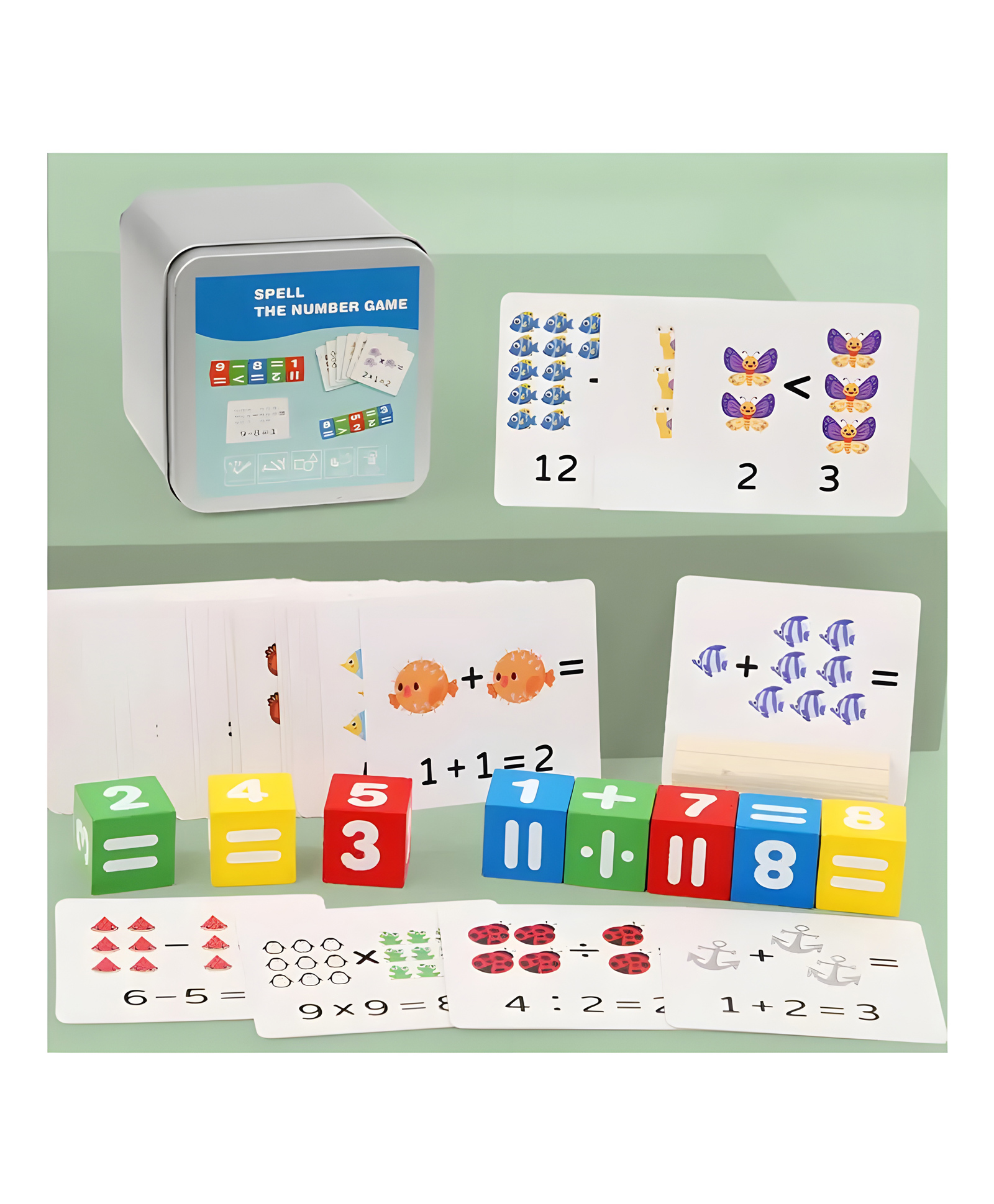 YAMAMA Spell The Number Game For Kids And Toddlers Early Learning Educational Preschool Math Game For Kids Toddlers - Multicolor-image-30