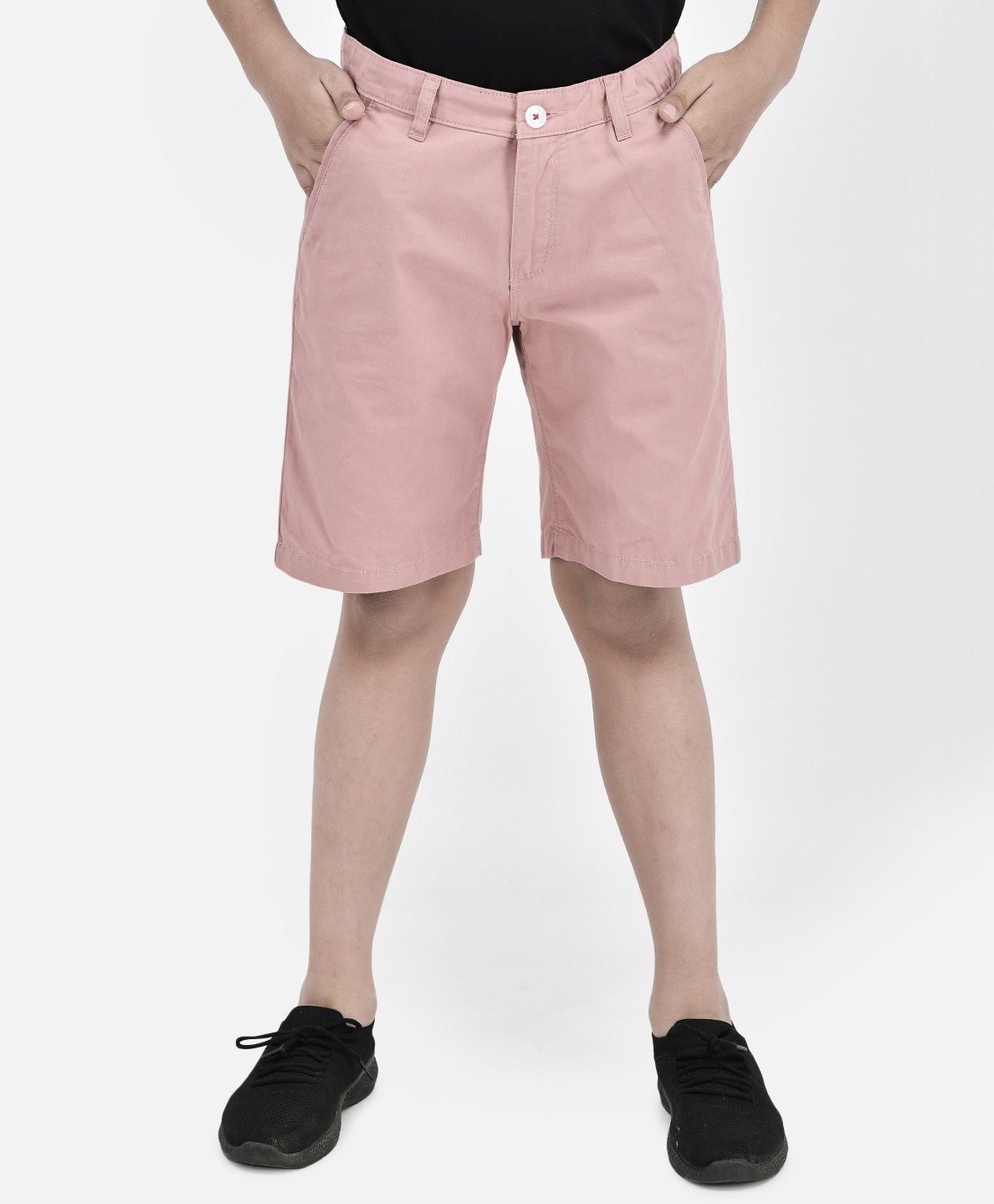 CRIMSOUNE CLUB Solid Shorts - Pink-image-17