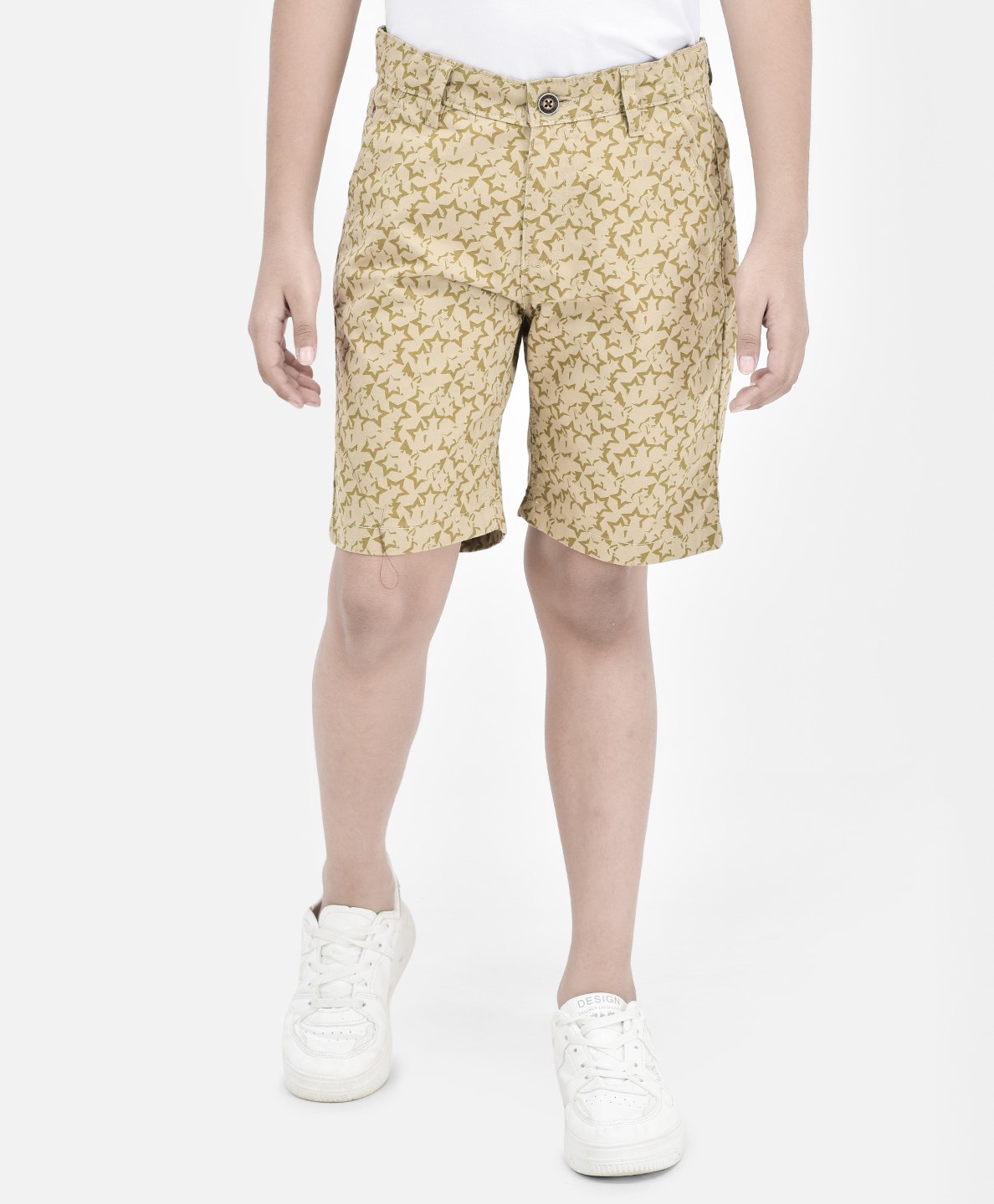 CRIMSOUNE CLUB Stars Printed Shorts - Yellow-picture-14