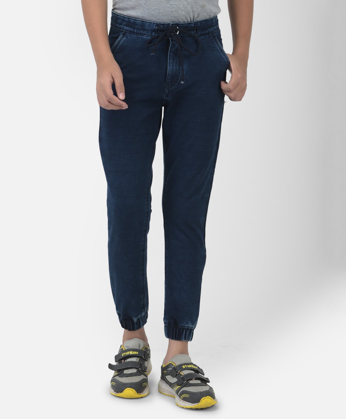 CRIMSOUNE CLUB Solid Jeans - Navy Blue-picture-33