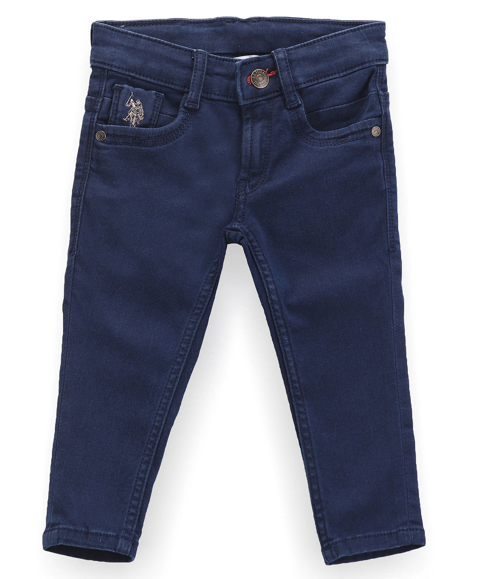 US Polo Assn Cotton Full Length Jeans Solid Color  - Dark Blue-picture-15