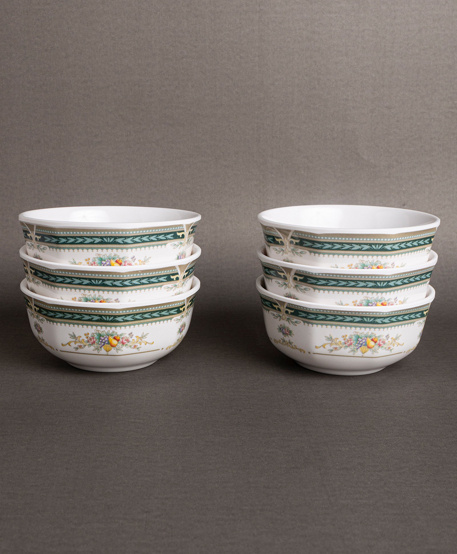 Superware Melamine Veg Bowl inches - Garden Hill (Set of 6)-picture-18