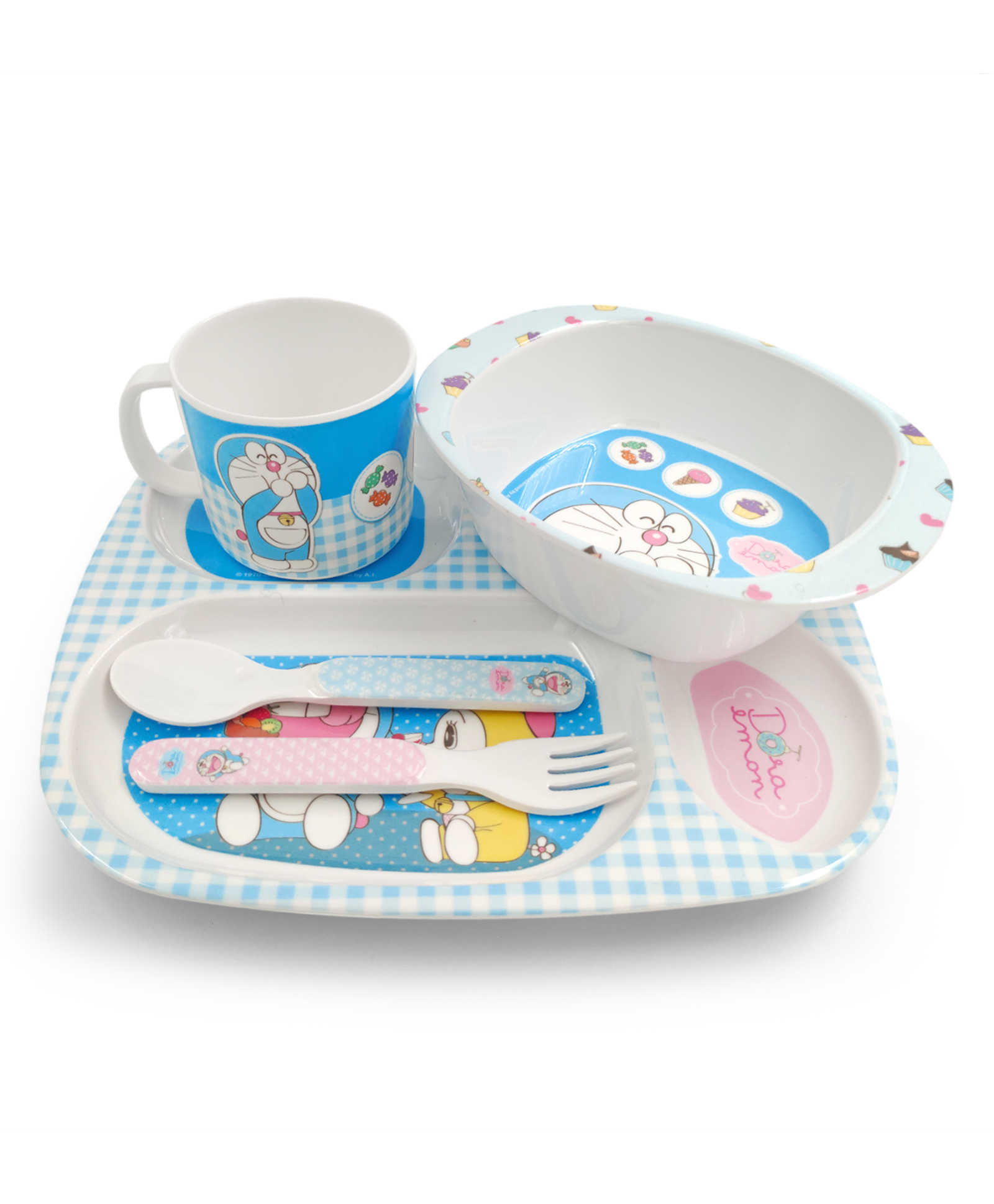 Superware Melamine Kids Dinner Set- Doraemon-Sweet ( Set of 5 )-image-3
