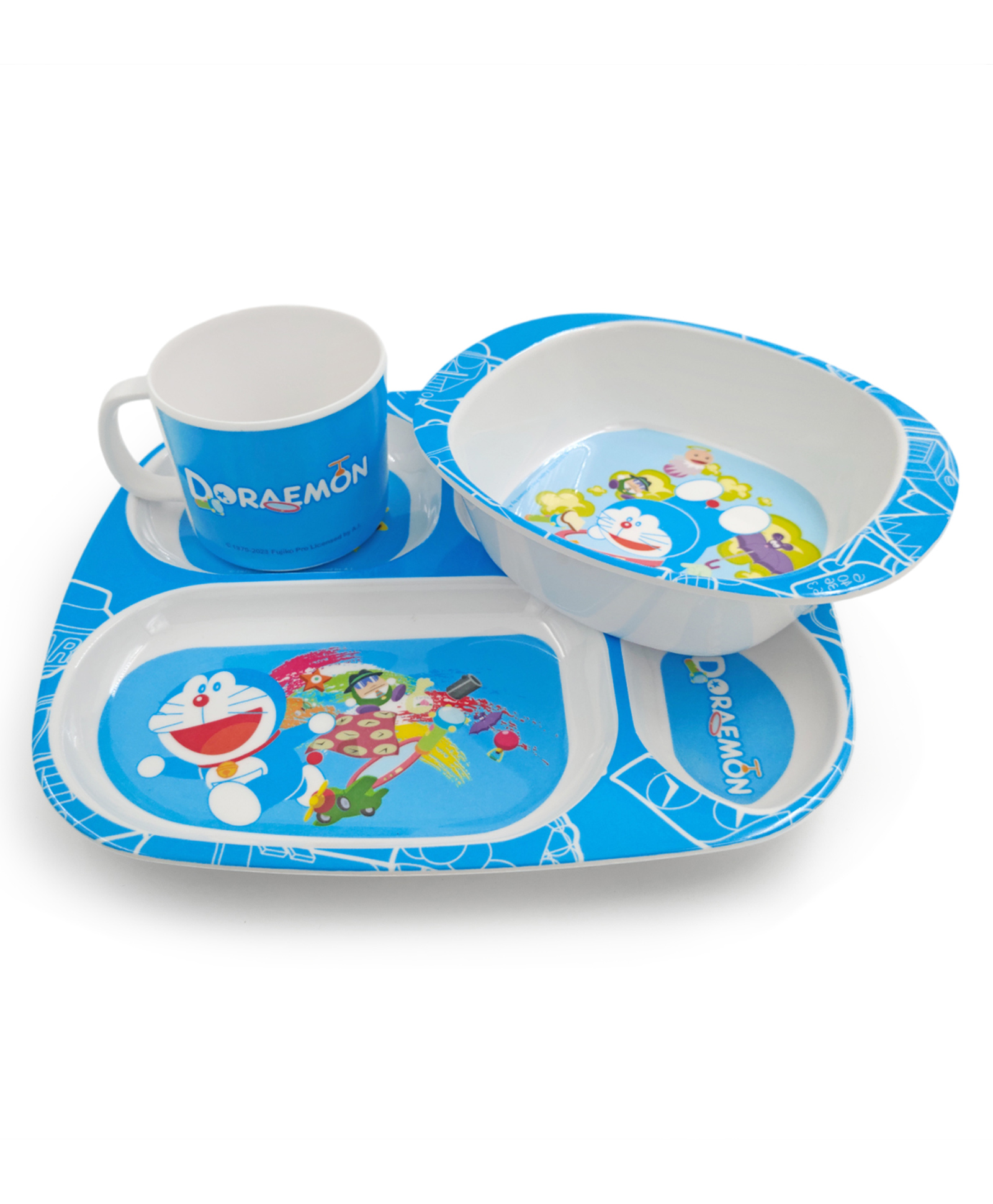 Superware Melamine Kids Dinner Set- Doraemon-Gadget ( Set of 3 )-picture-32
