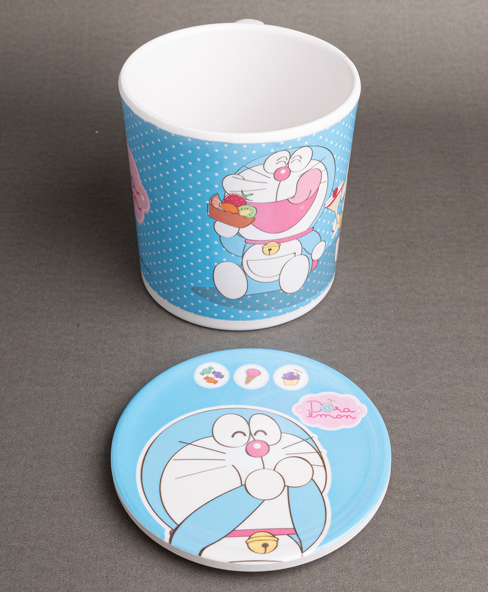 Superware Melamine  Kids Milk Mug  3.5 Inches -Doraemon Sweet-image-9