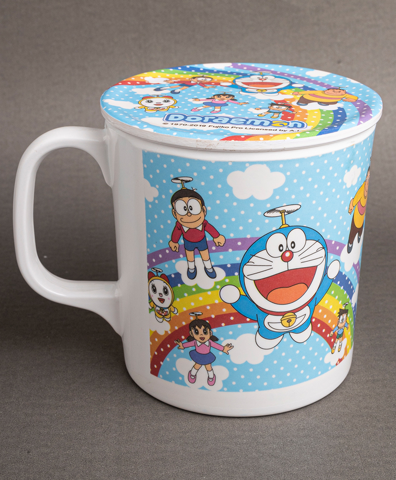 Superware Melamine  Kids Milk Mug  3.5 Inches - Doraemon Rainbow-picture-43