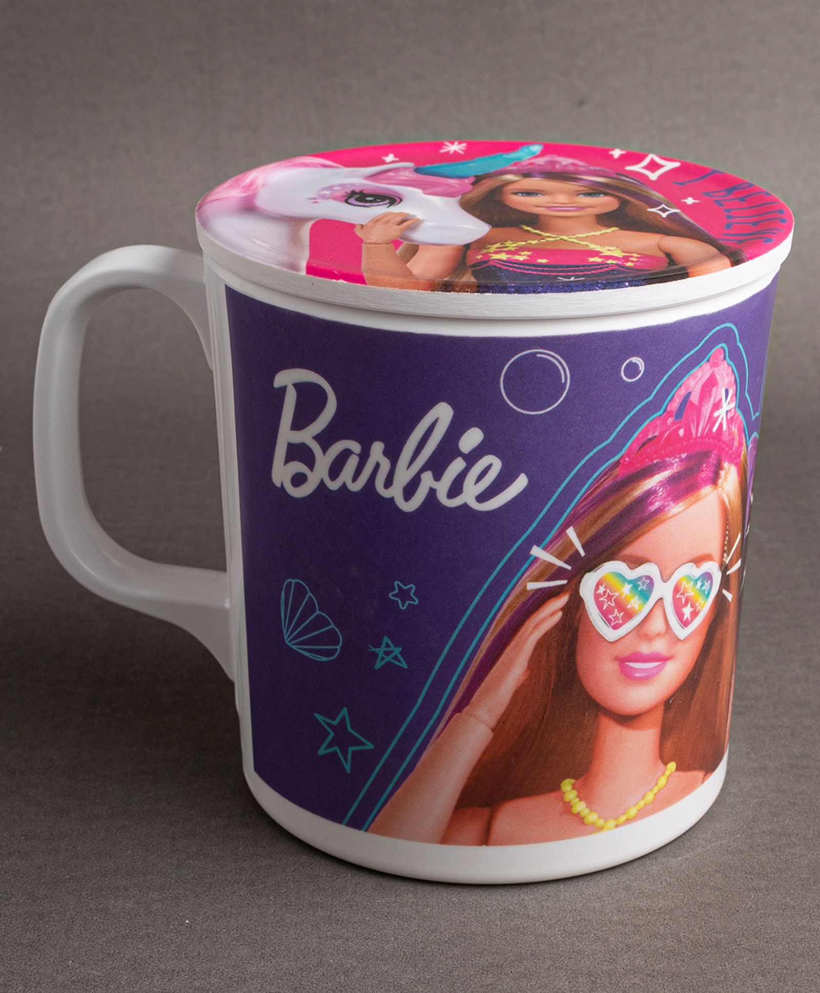 Superware Melamine  Kids Milk Mug  3.5 Inches -Barbie Fun in the Sun-picture-15