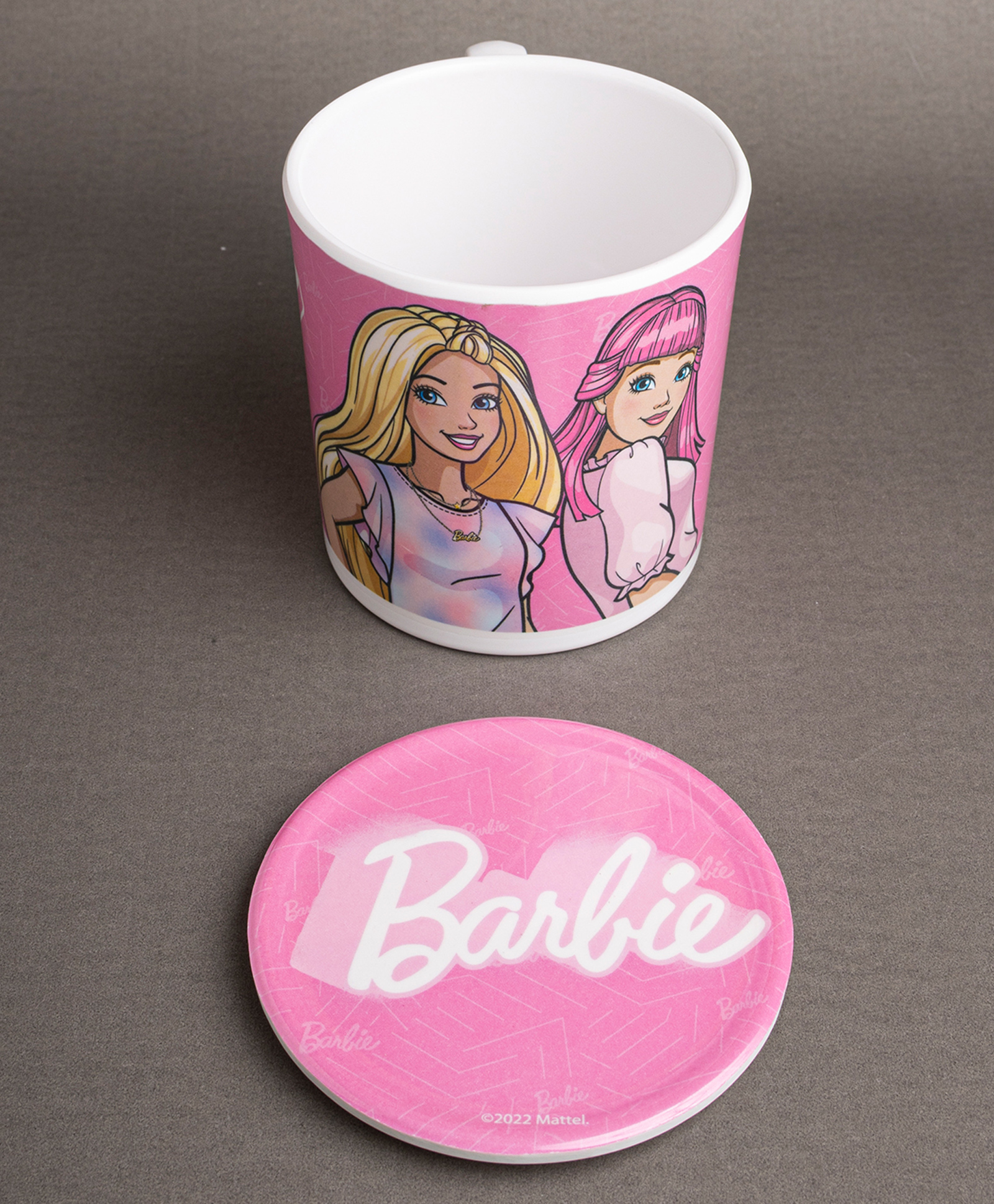 Superware Melamine  Kids Milk Mug  3.5 Inches -Barbie  Angle-picture-6