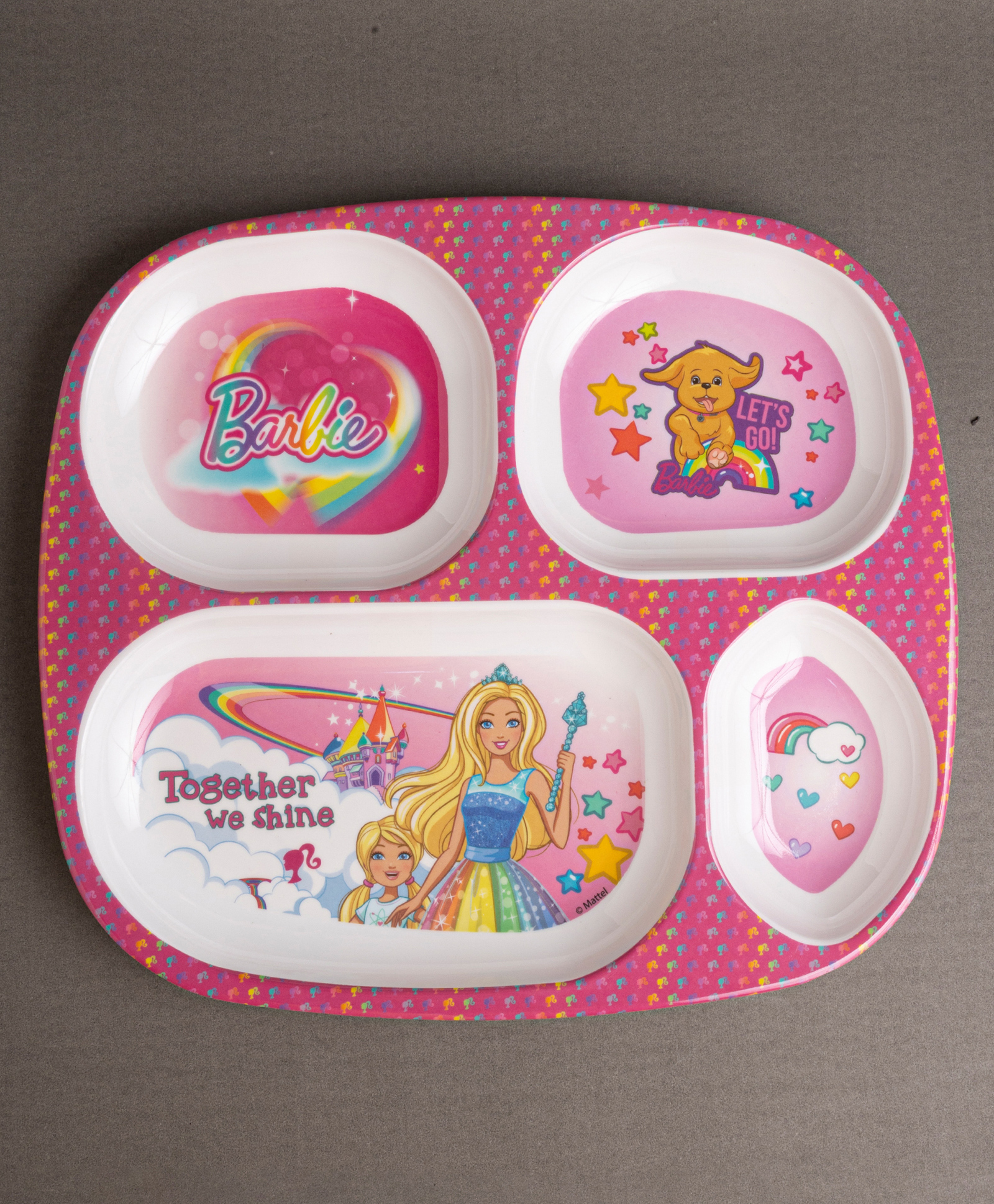 Superware Melamine  4 Section Plate - Barbie Shine-picture-30