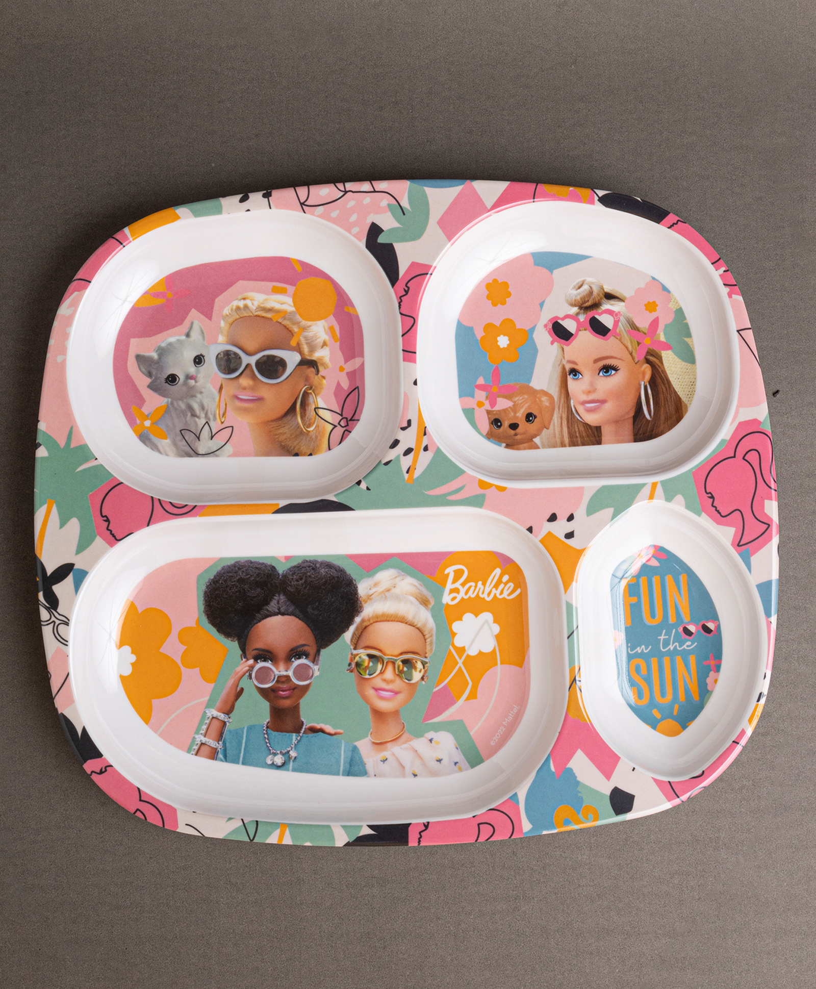 Superware Melamine  4 Section Plate - Barbie  Fun in the Sun-picture-27