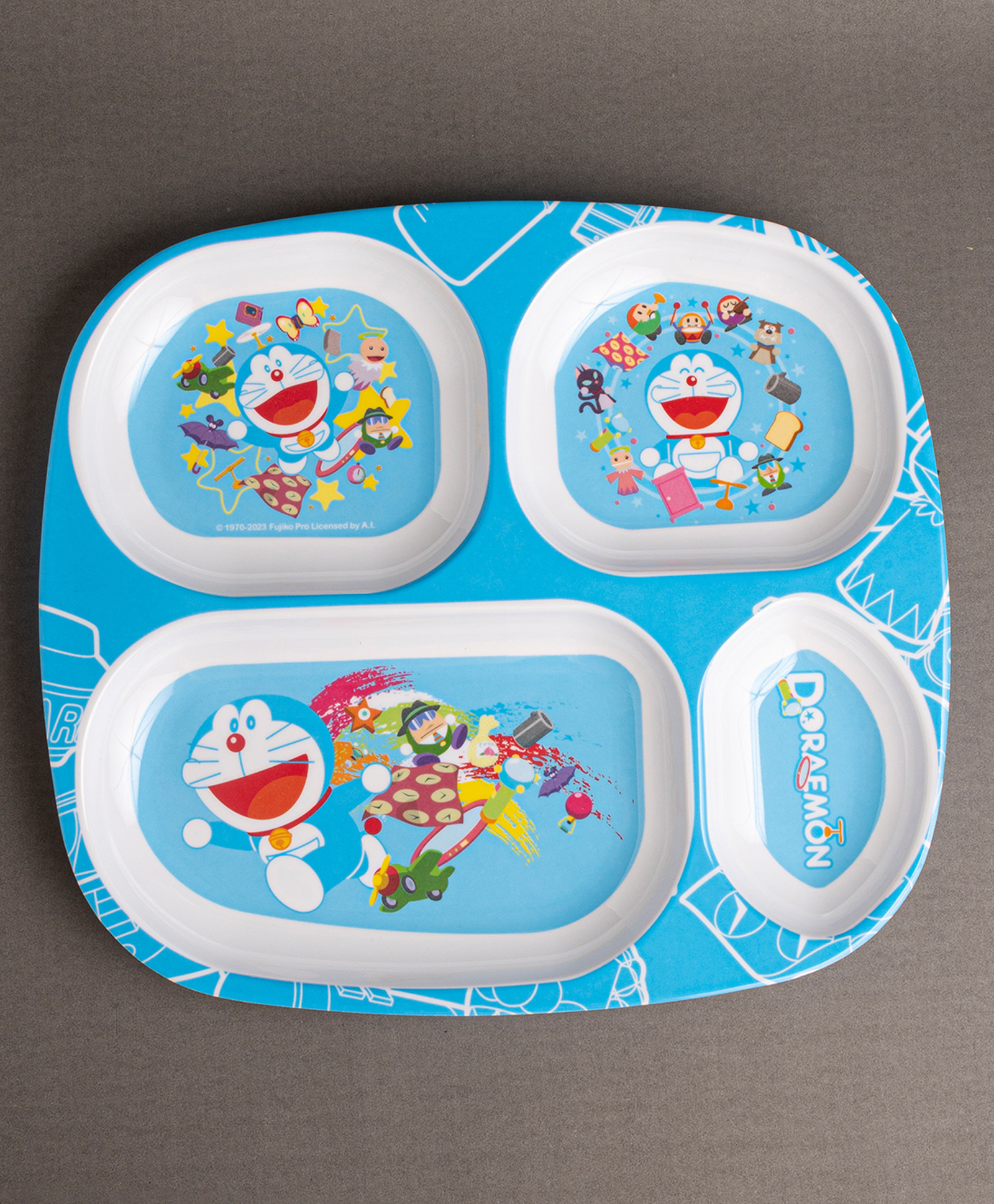 Superware Melamine  4 Section Plate - Doraemon Gadget-picture-17