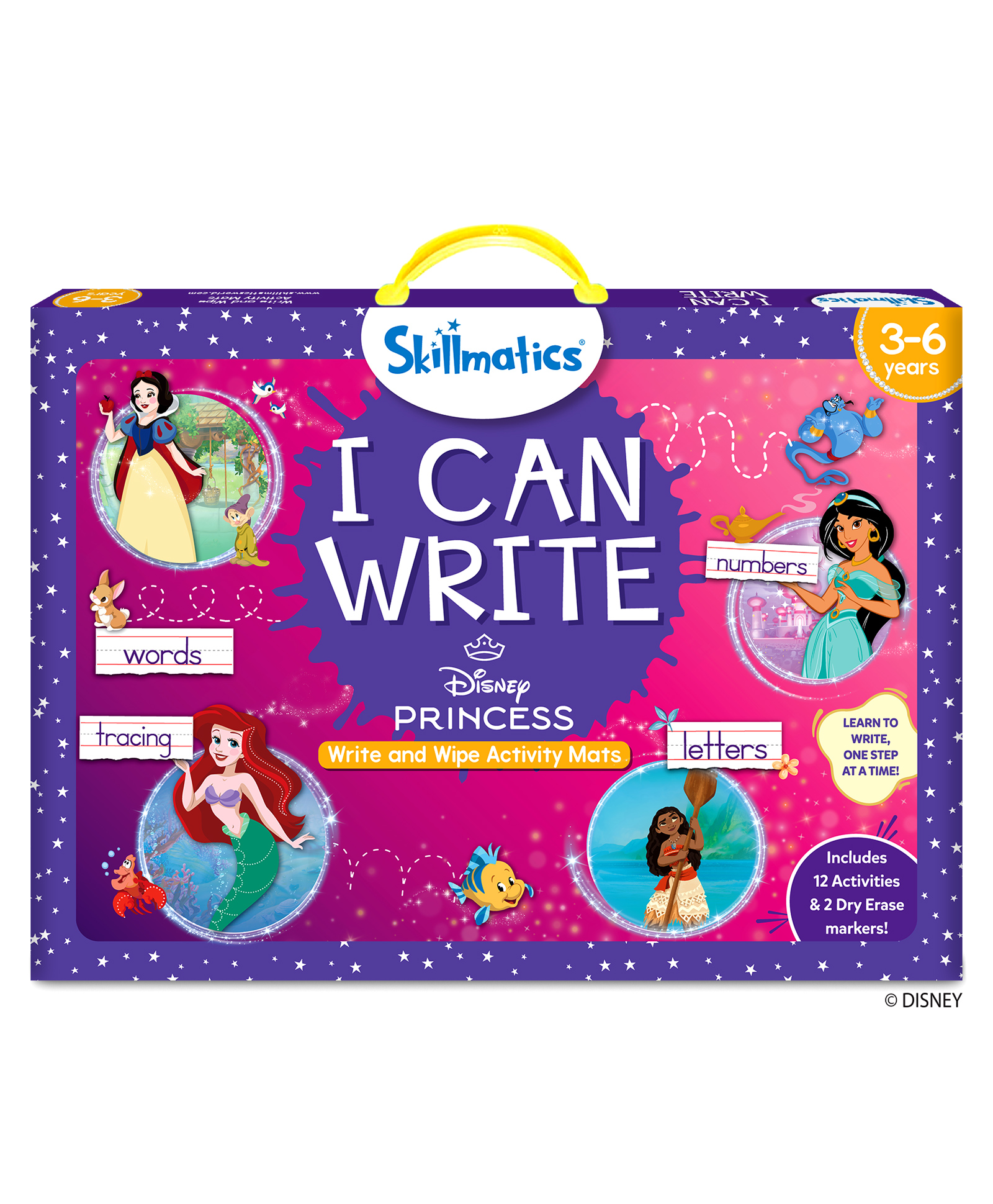 Skillmatics Preschool Learning Activity - I Can Write Disney Princess, Educational Game for Kids, Toddlers, Preschoolers Who Love Toys, Art & Craft Activities, Gift for Girls and Boys-picture-40