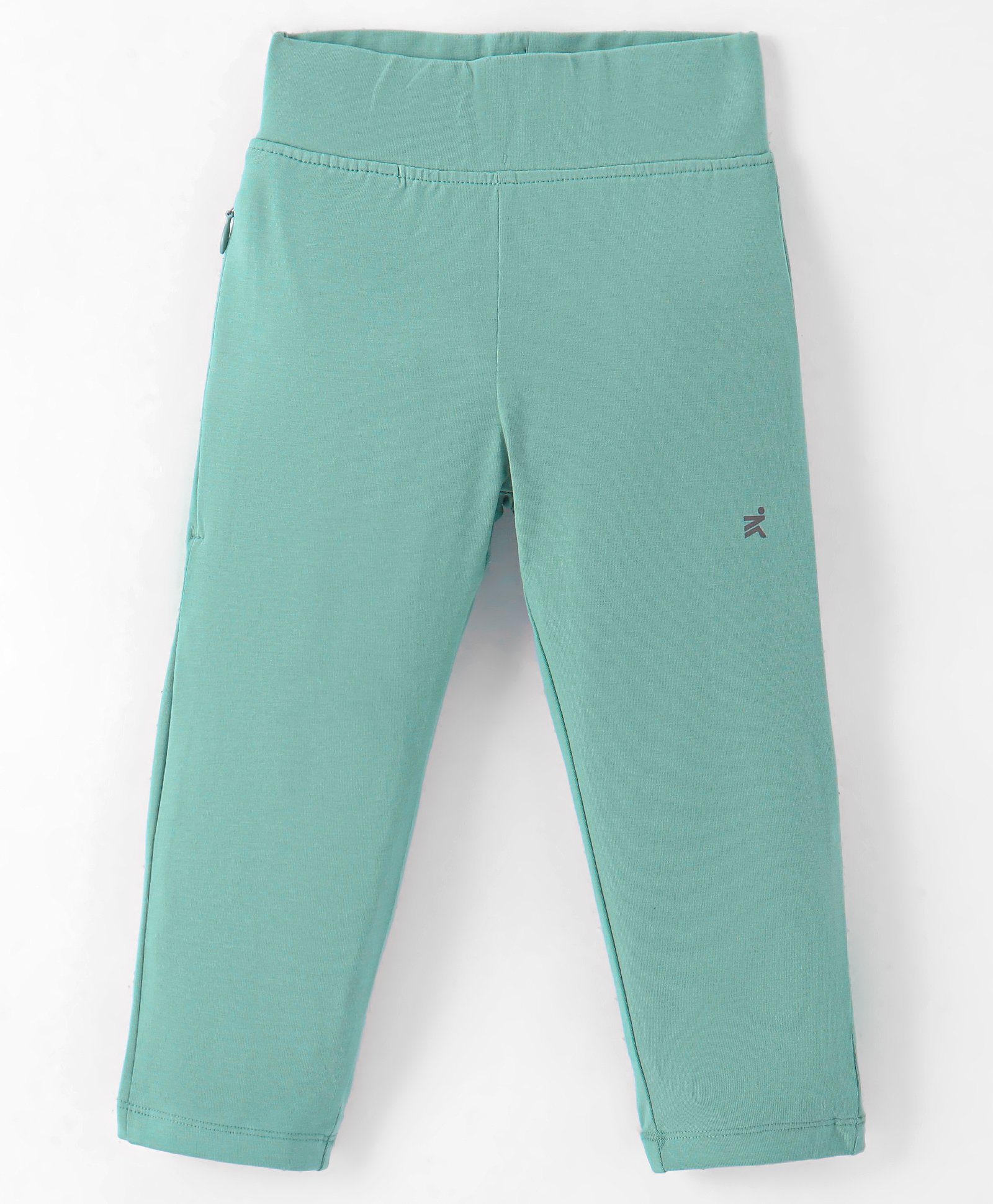 Doreme Single Jersey Knit Full Length Leggings Solid Colour - Sea Green-picture-38