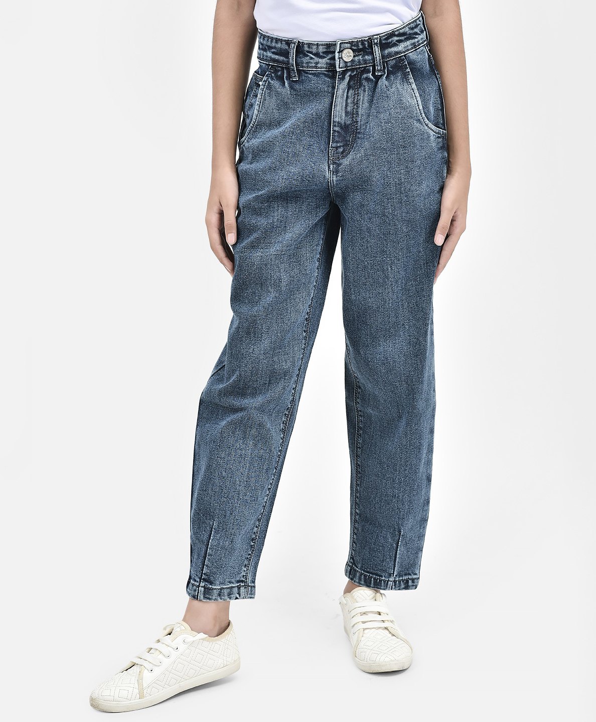 CRIMSOUNE CLUB  Solid Jeans - Blue-picture-35
