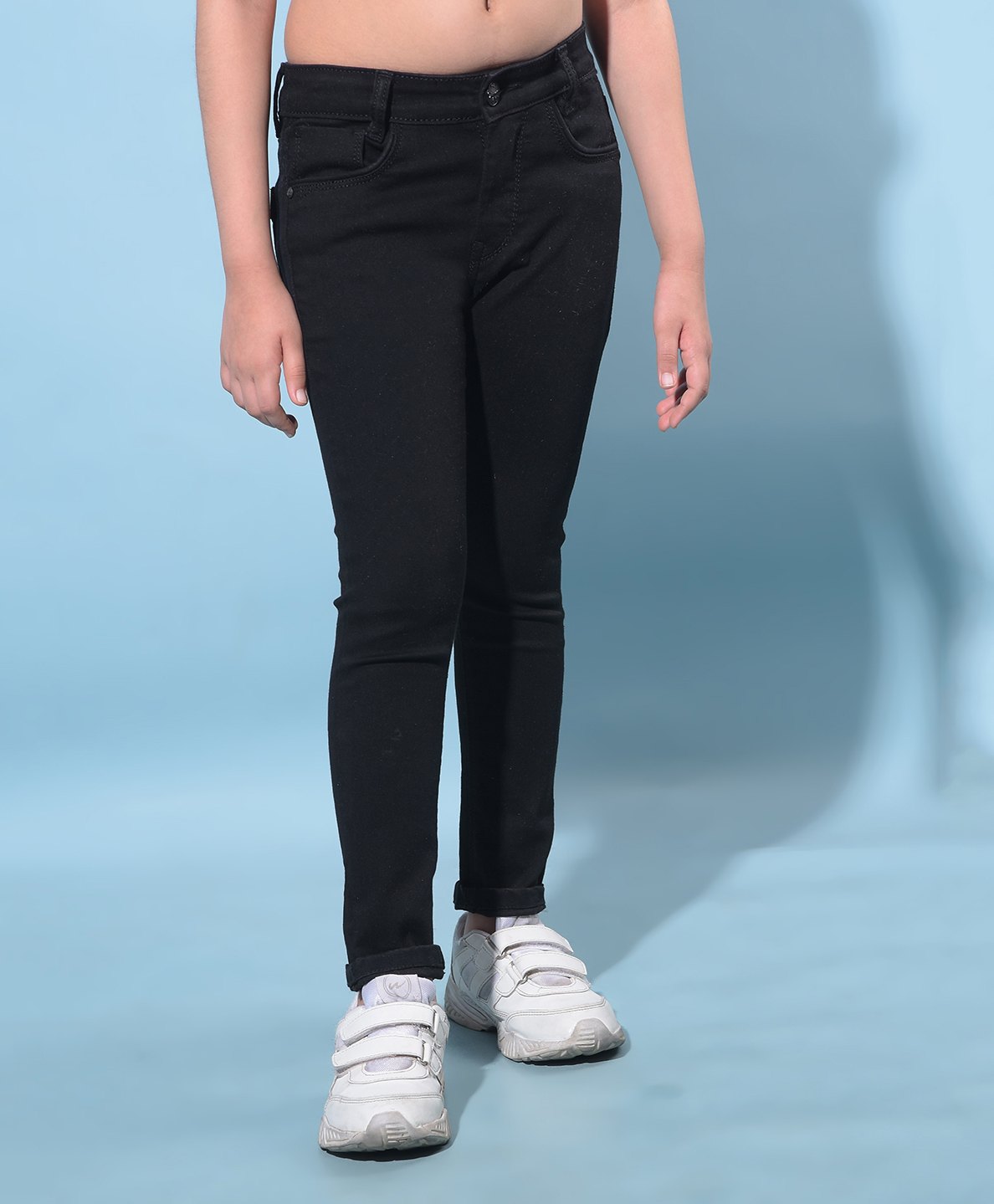 CRIMSOUNE CLUB  Solid Jeans - Black-picture-14