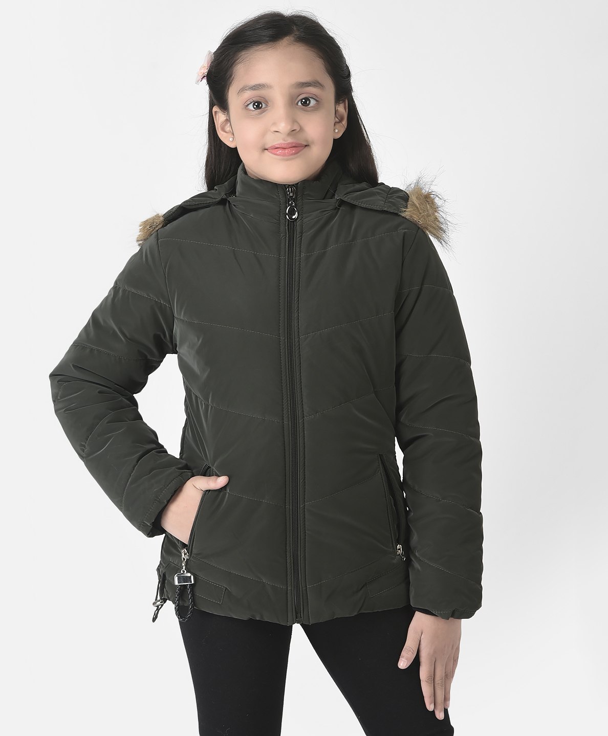 CRIMSOUNE CLUB Full Sleeves Solid Jacket - Olive-image-43