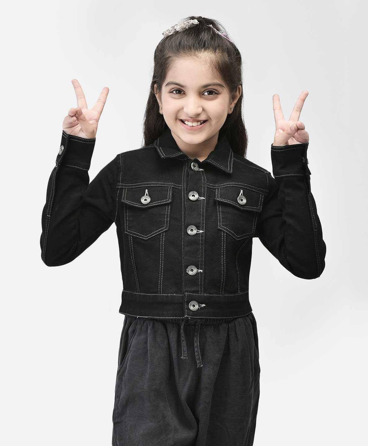 CRIMSOUNE CLUB Full Sleeves Solid Jacket - Black-image-35