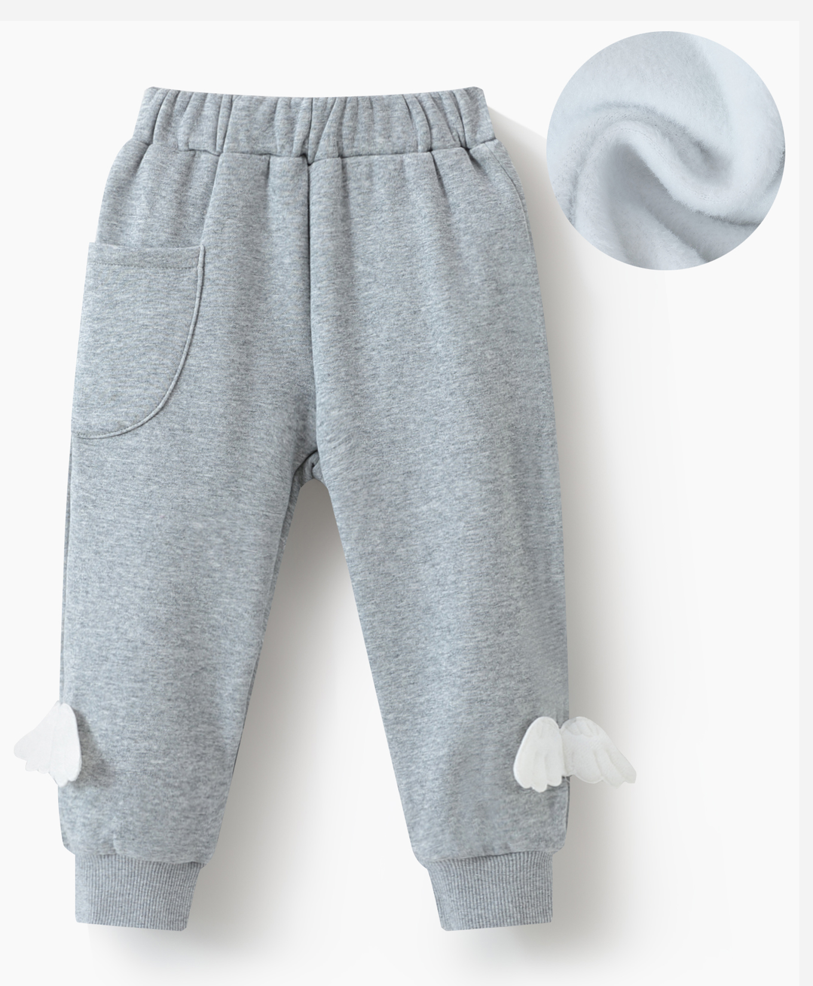 Kookie Kids Full Length Solid Lounge Pant - Grey-picture-21