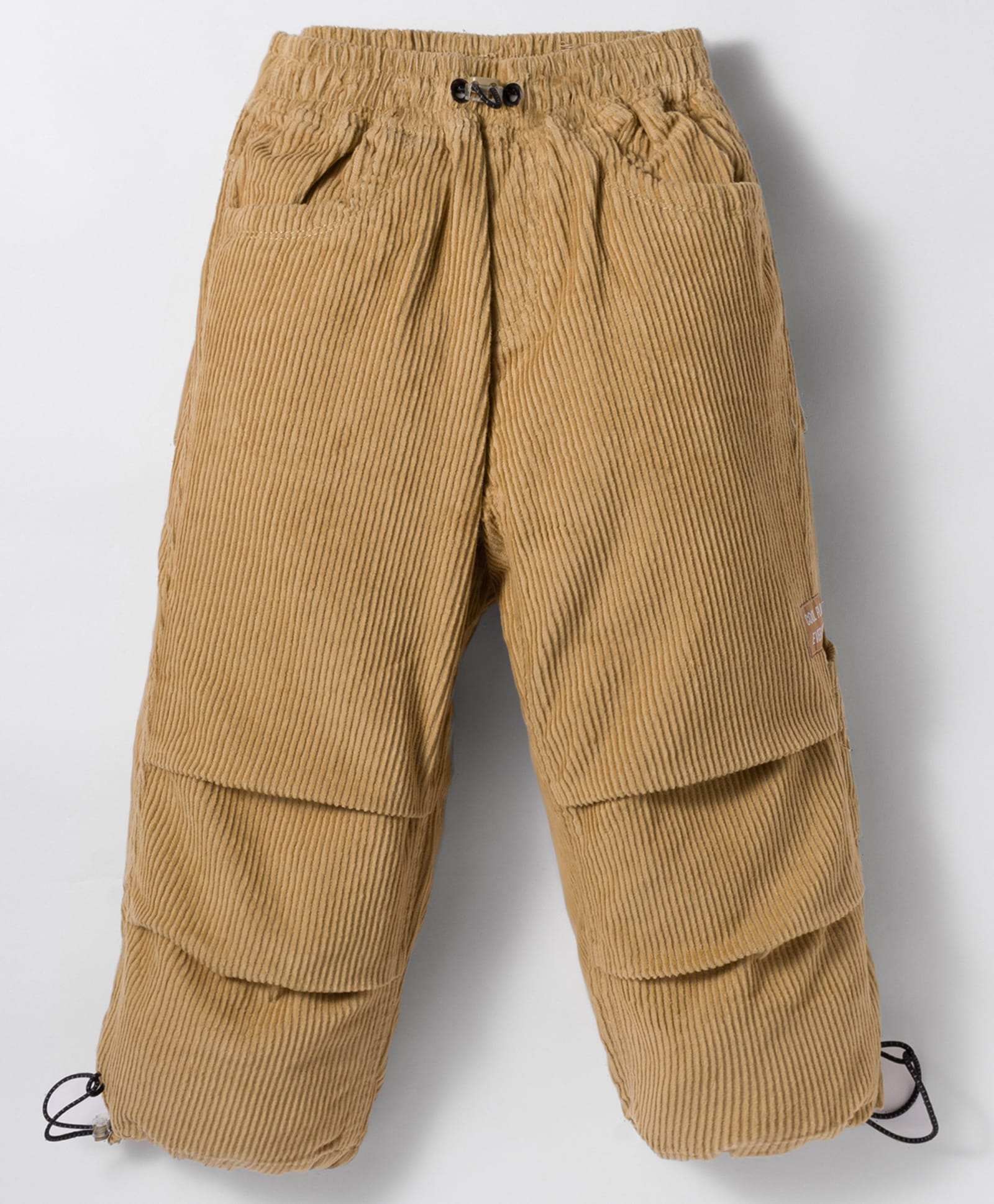 Little Kangaroos Cotton Denim Full Length Solid Color Jeans - Tan-picture-15
