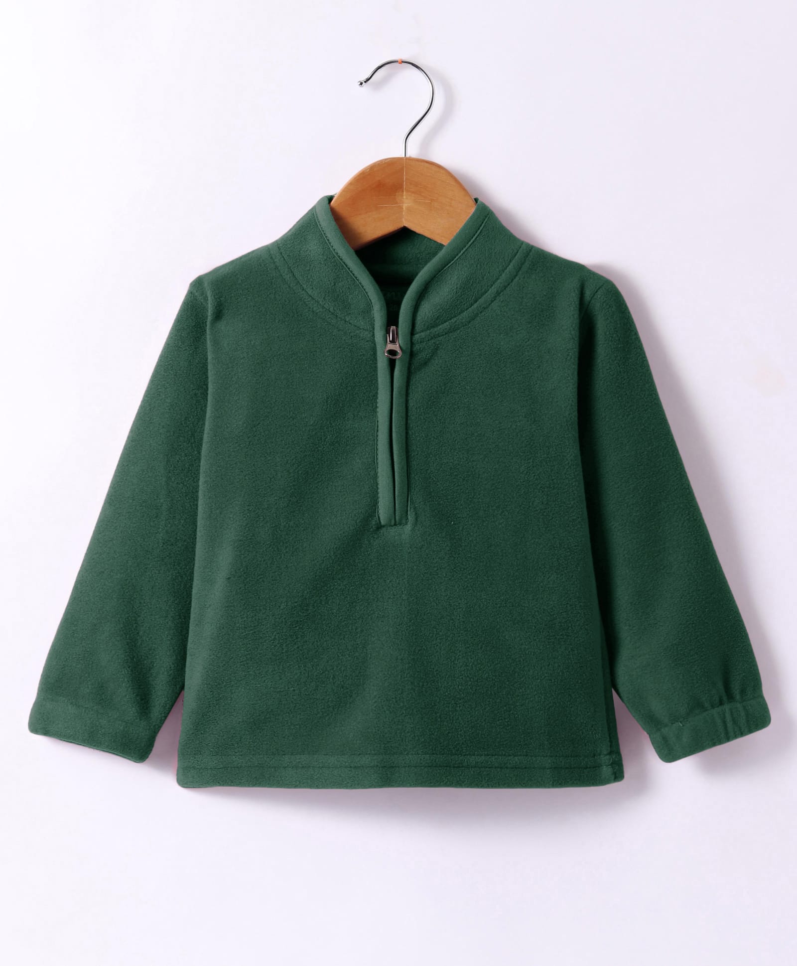 Kanvin Fleece Woven Full Sleeves Solid Colour Sweatjacket - Grey-picture-26