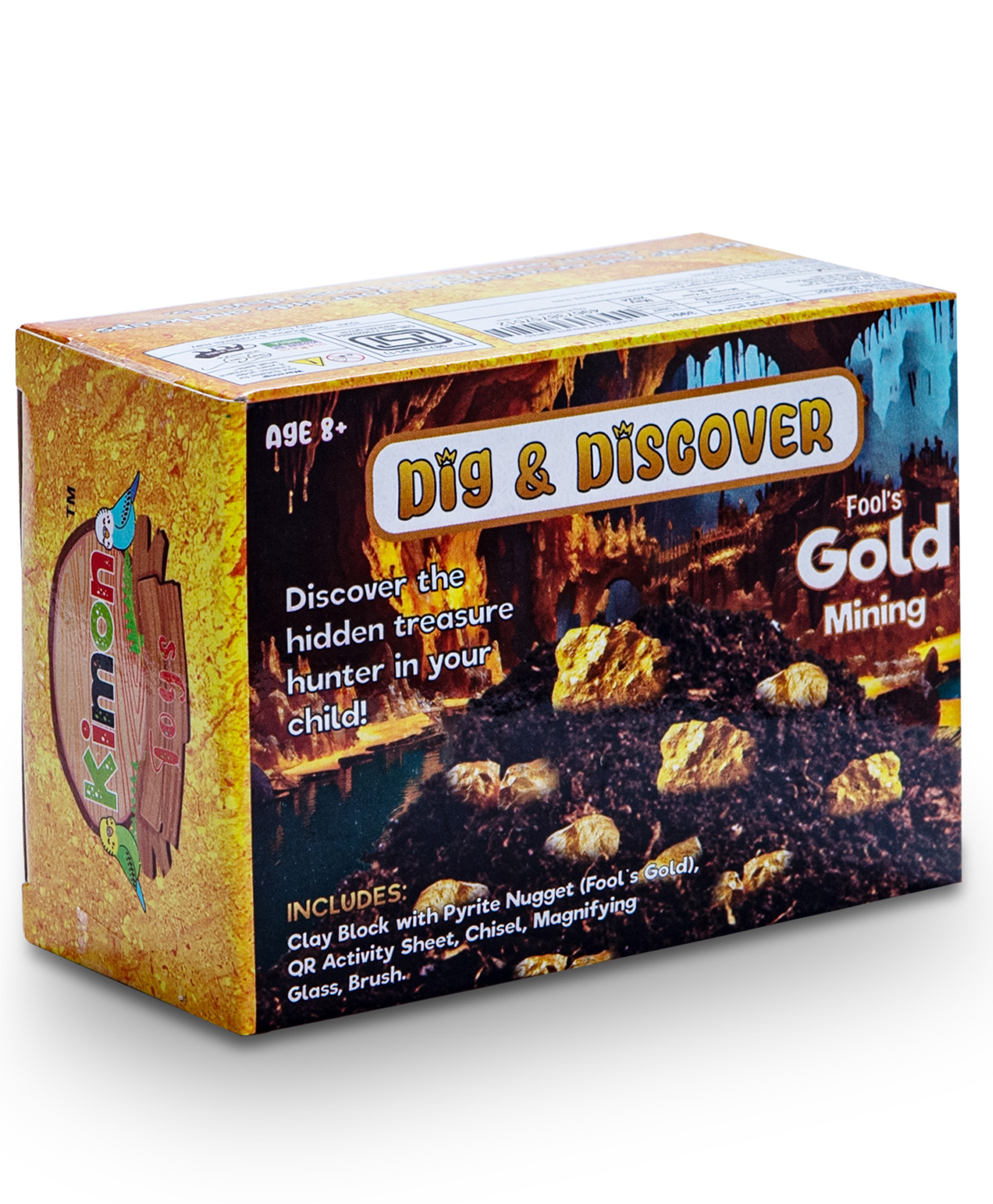 Kimon Toys - Dig & Discover - Fool's Gold Excavation - Box Pack-picture-13