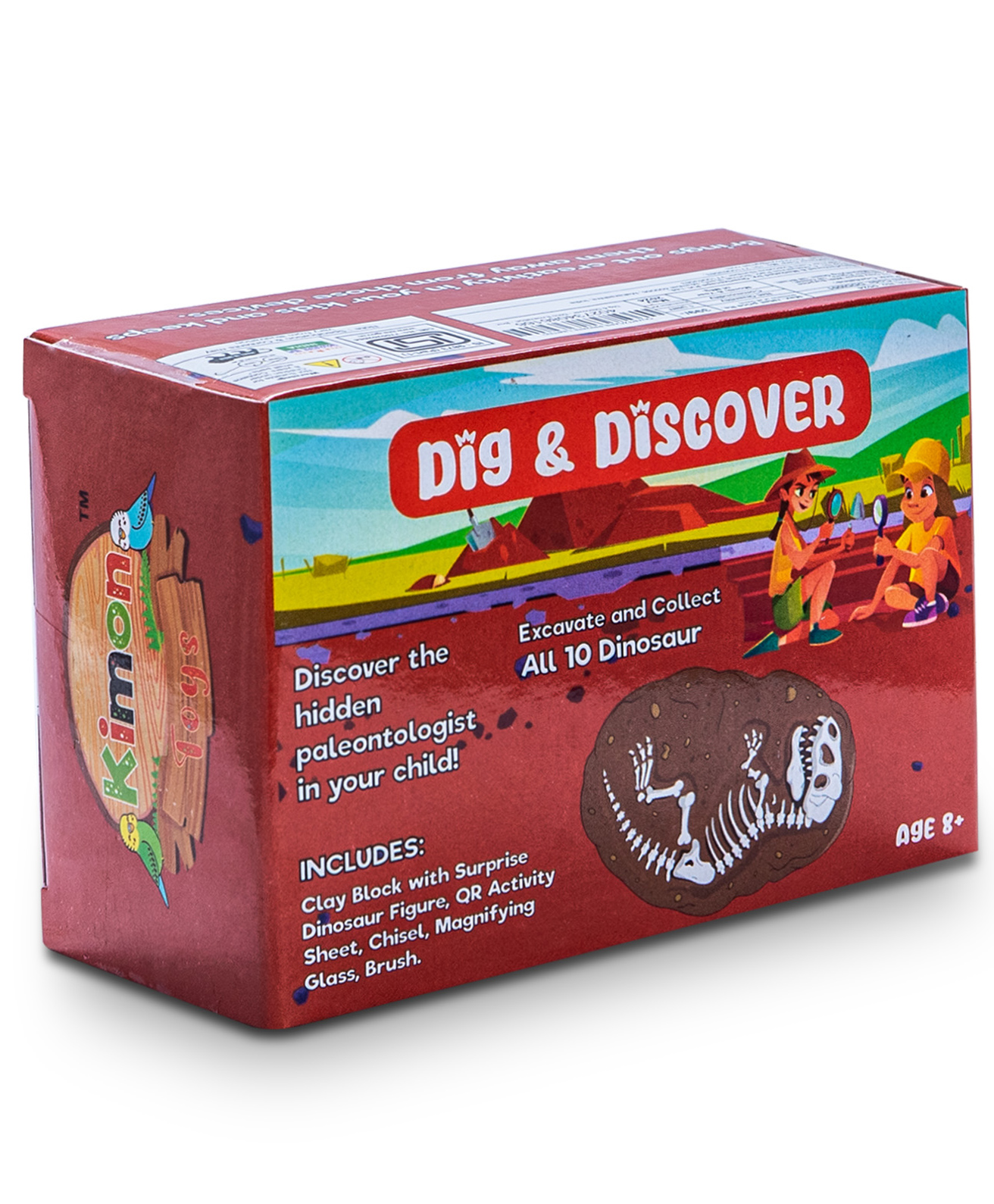 Kimon Toys - Dig & Discover - Dino Excavation - Box Pack-picture-23