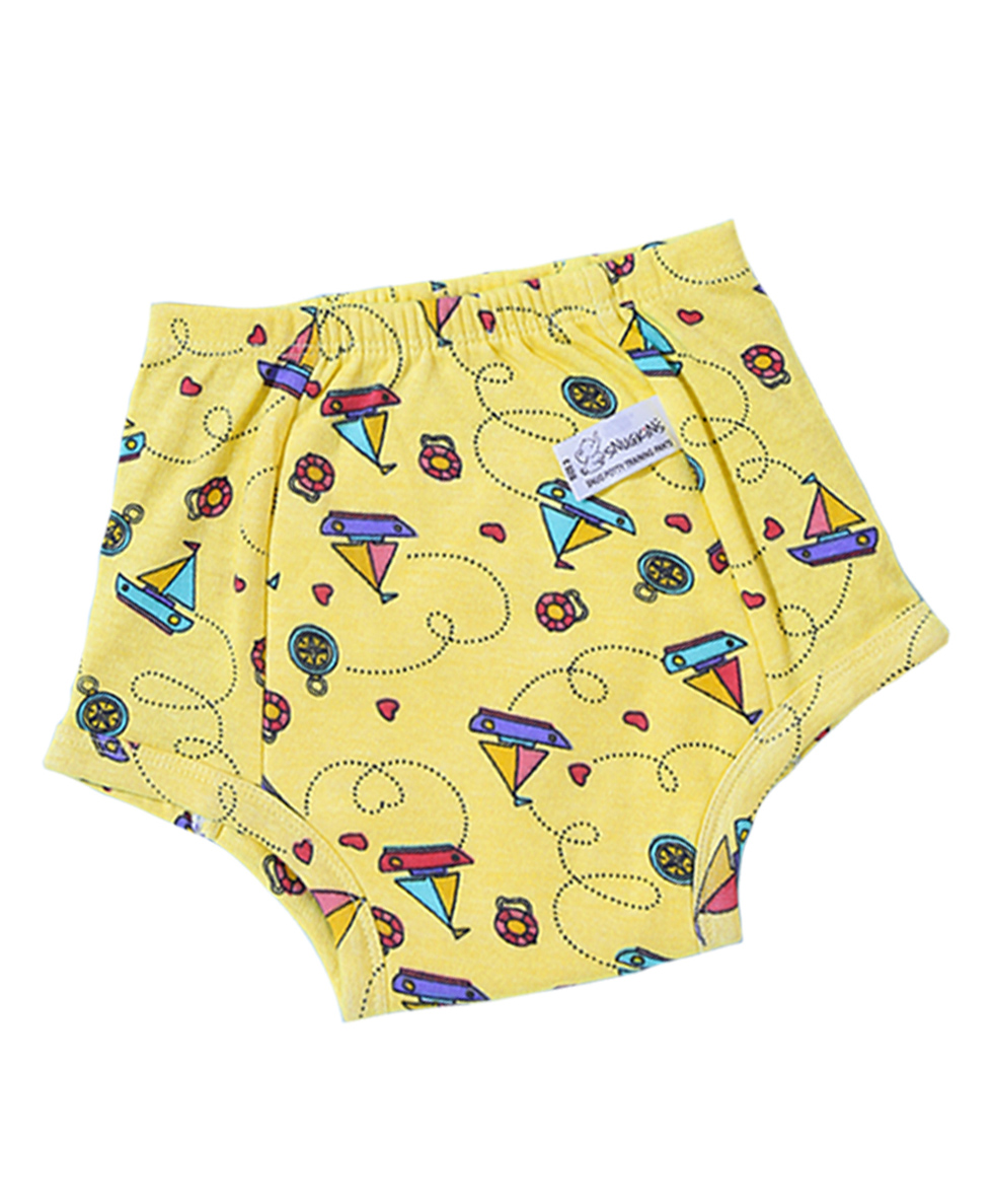 Snugkins Reusable Potty Training Pants/Underwear for Babies Pack of 1 , Medium - Yellow-image-39