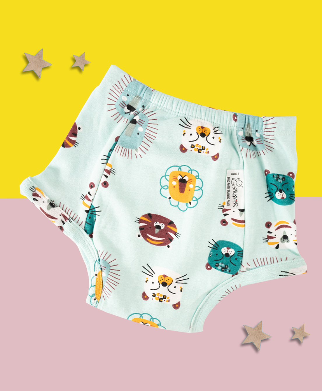 Snugkins Reusable Potty Training Pants/Underwear for Babies Pack of 1 , Small - Blue-picture-37
