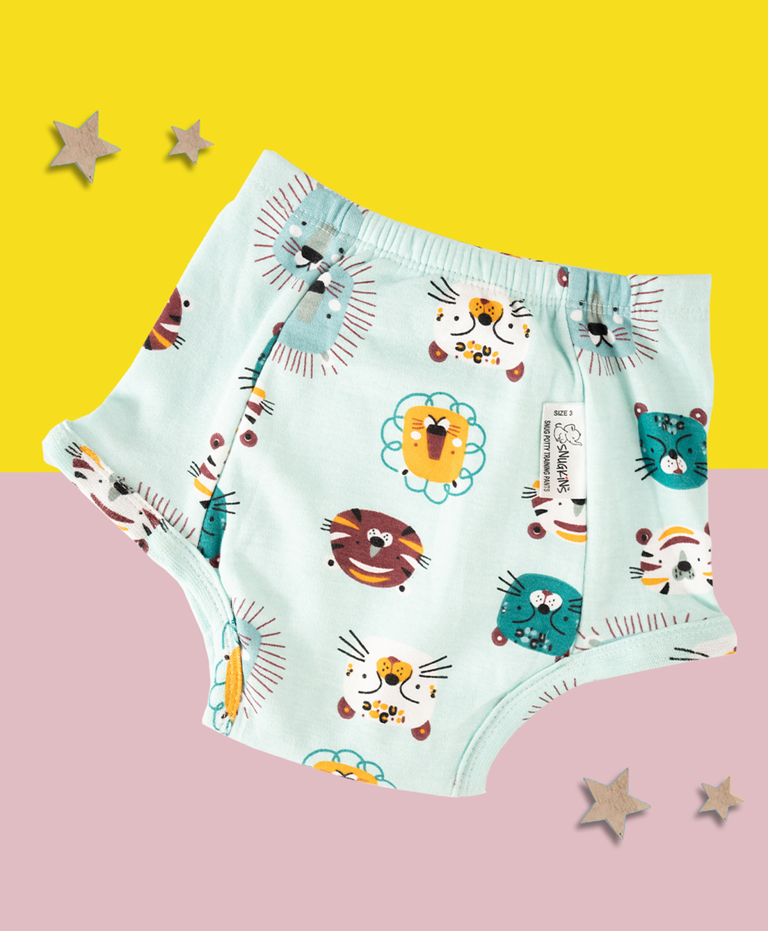 Snugkins Reusable Potty Training Pants/Underwear for Babies Pack of 1 , Medium - Blue-picture-36