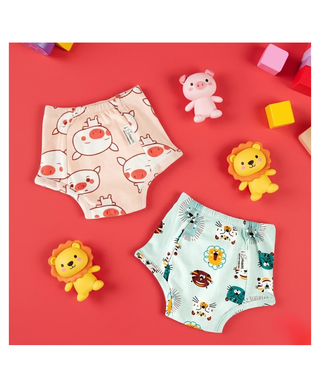 Snugkins Reusable Potty Training Pants/Underwear for Babies Pack of 2 , Small - Multi-picture-8