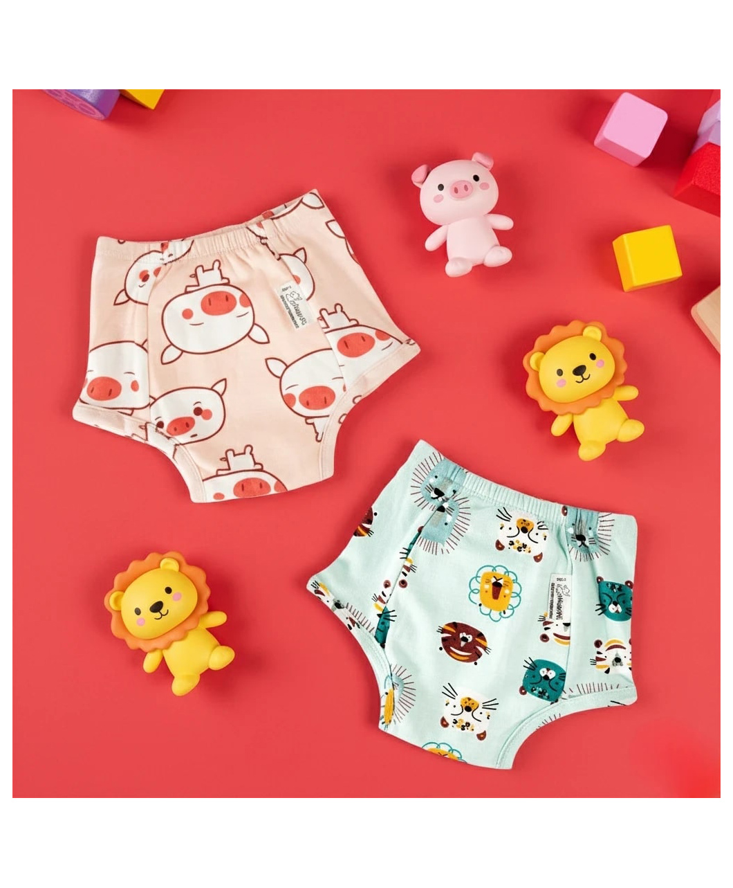 Snugkins Reusable Potty Training Pants/Underwear for Babies Pack of 2 , Medium - Multi-picture-28